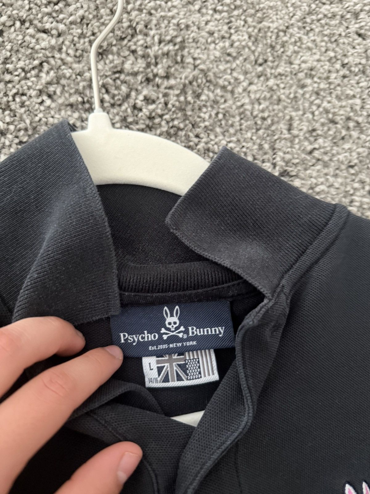 Psycho Bunny Black Psycho Bunny Polo Size US S / EU 44-46 / 1 - 2 Thumbnail