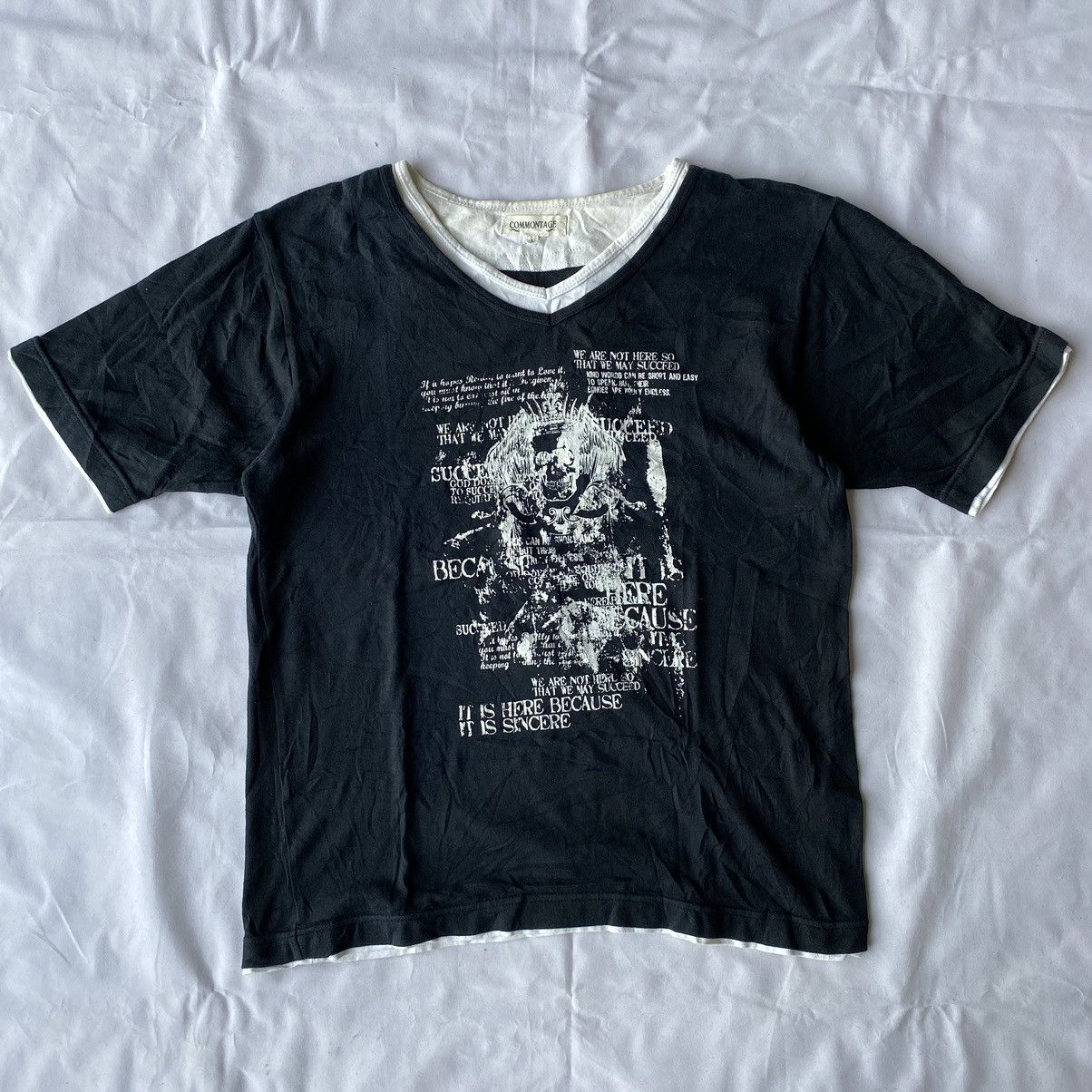 If Six Was Nine × Japanese Brand × Le Grande Bleu (L.G.B.) Japanese Poem Commontage Double Layer Gothic Size US L / EU 52-54 / 3 - 1 Thumbnail