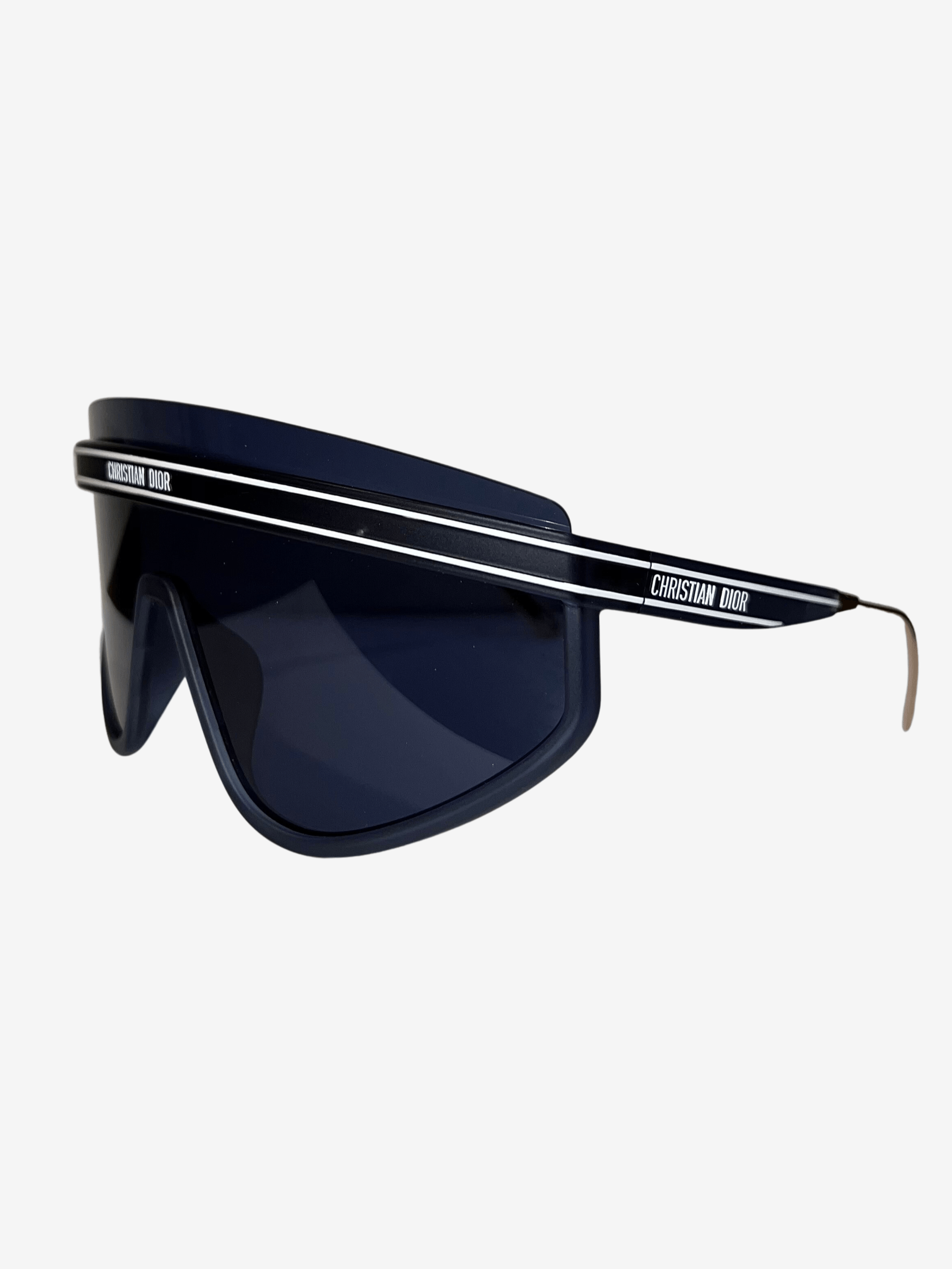 Dior $768 Christian Dior Blue Visor Sunglasses Size ONE SIZE - 2 Thumbnail