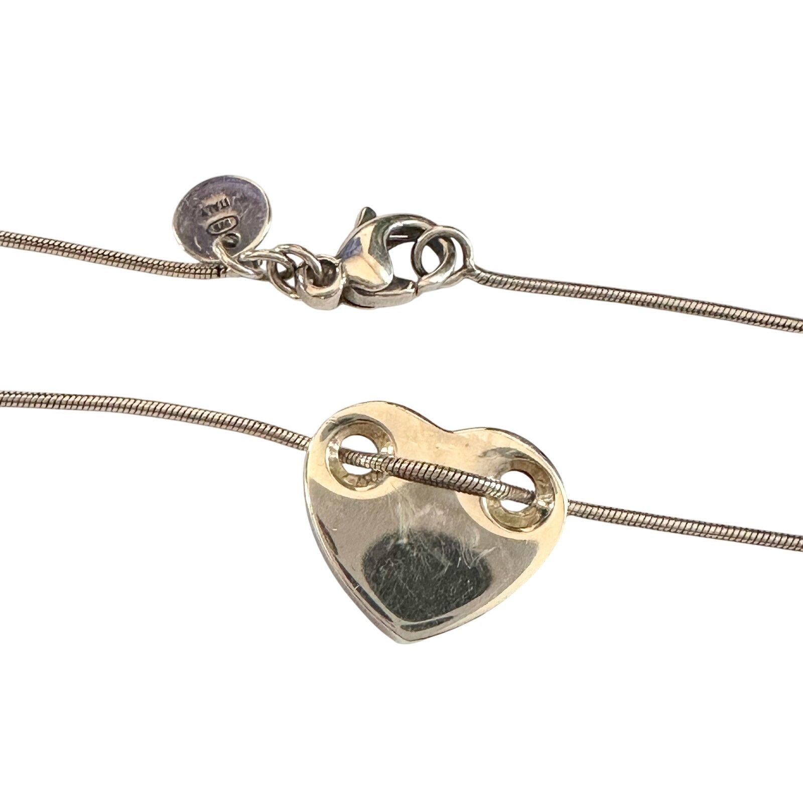 Tiffany & Co. Tiffany and Co Threaded Heart Necklace Size ONE SIZE - 7 Thumbnail