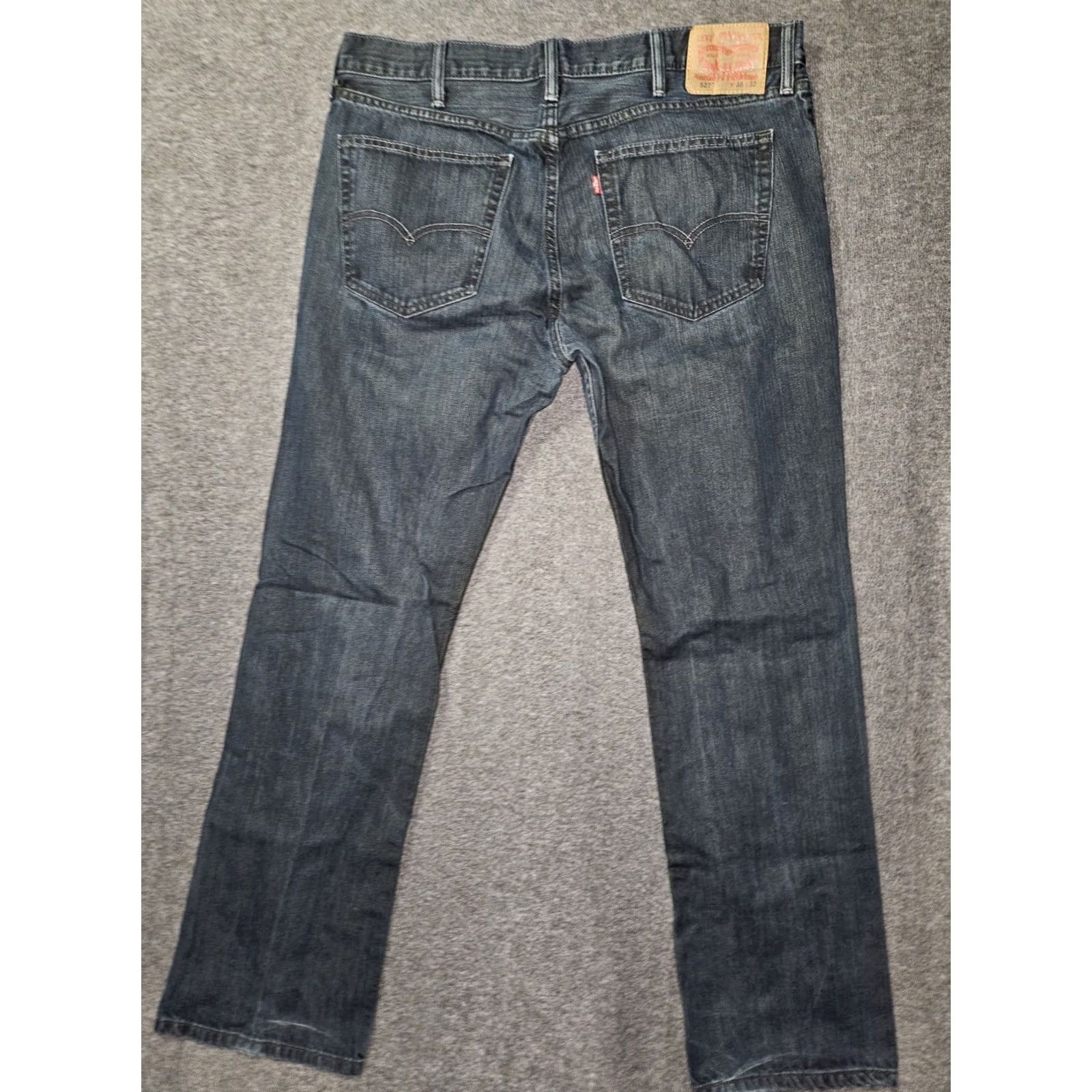 Levi's Levi's 527 Bootcut Jeans Mens 38x32 Mid Rise Dark Wash Blue Denim Regular Inseam 32 New/Preppy 90s Cowboy Style Mens Size US 38 / EU 54 - 6 Thumbnail