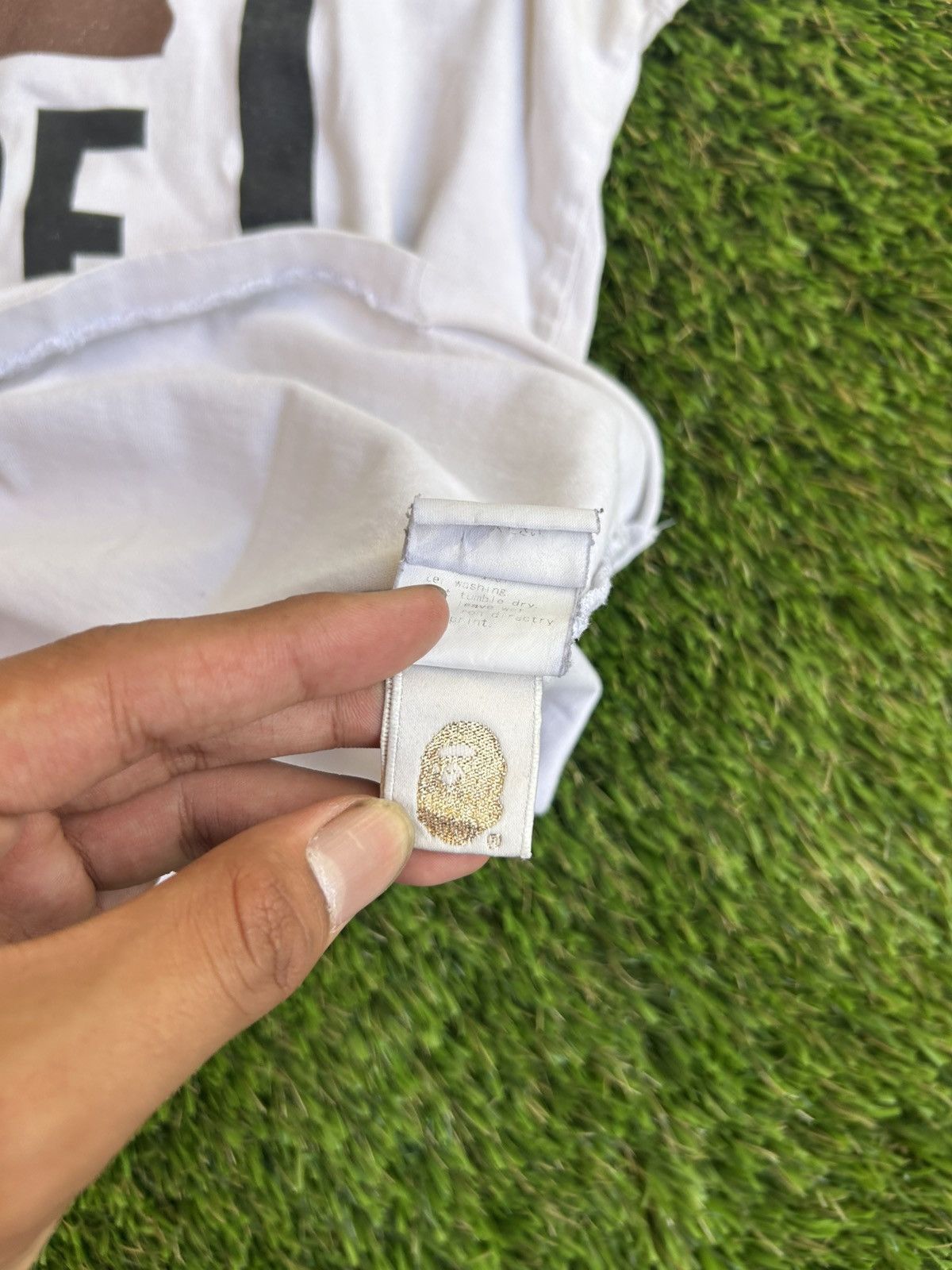Bape BAPE Square Ape Head White Tee Size US M / EU 48-50 / 2 - 6 Thumbnail