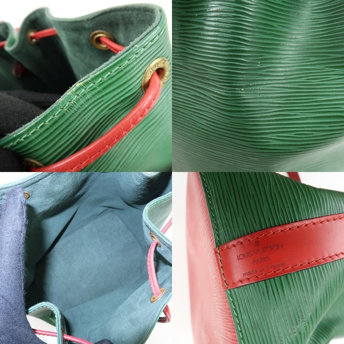 Louis Vuitton Louis Vuitton Epi Petit Noe Shoulder Bag Green Size ONE SIZE - 7 Thumbnail