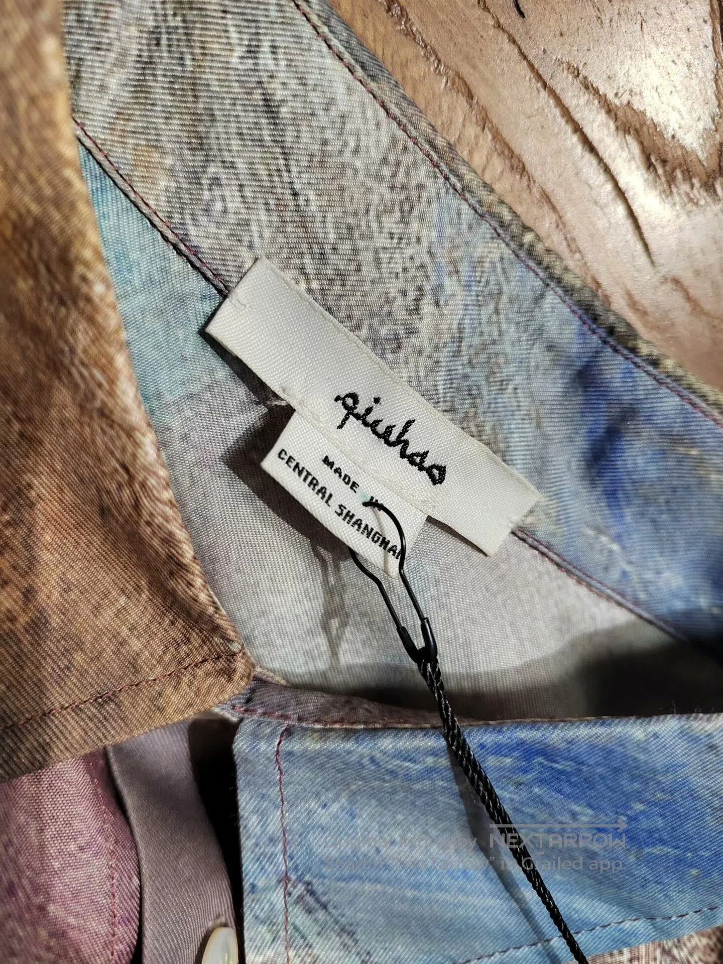Japanese Brand QIUHAO Short Sleeve Silk Blend Shirt. Size S / US 4 / IT 40 - 4 Thumbnail