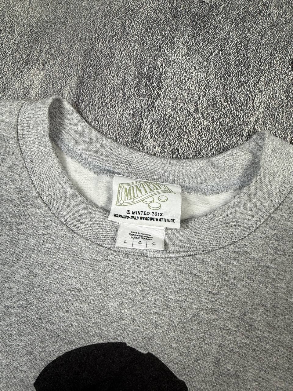 Vintage Y2K Keep It Real Banksy Art Grey Sweatshirt SWAG NYC Size US L / EU 52-54 / 3 - 5 Thumbnail