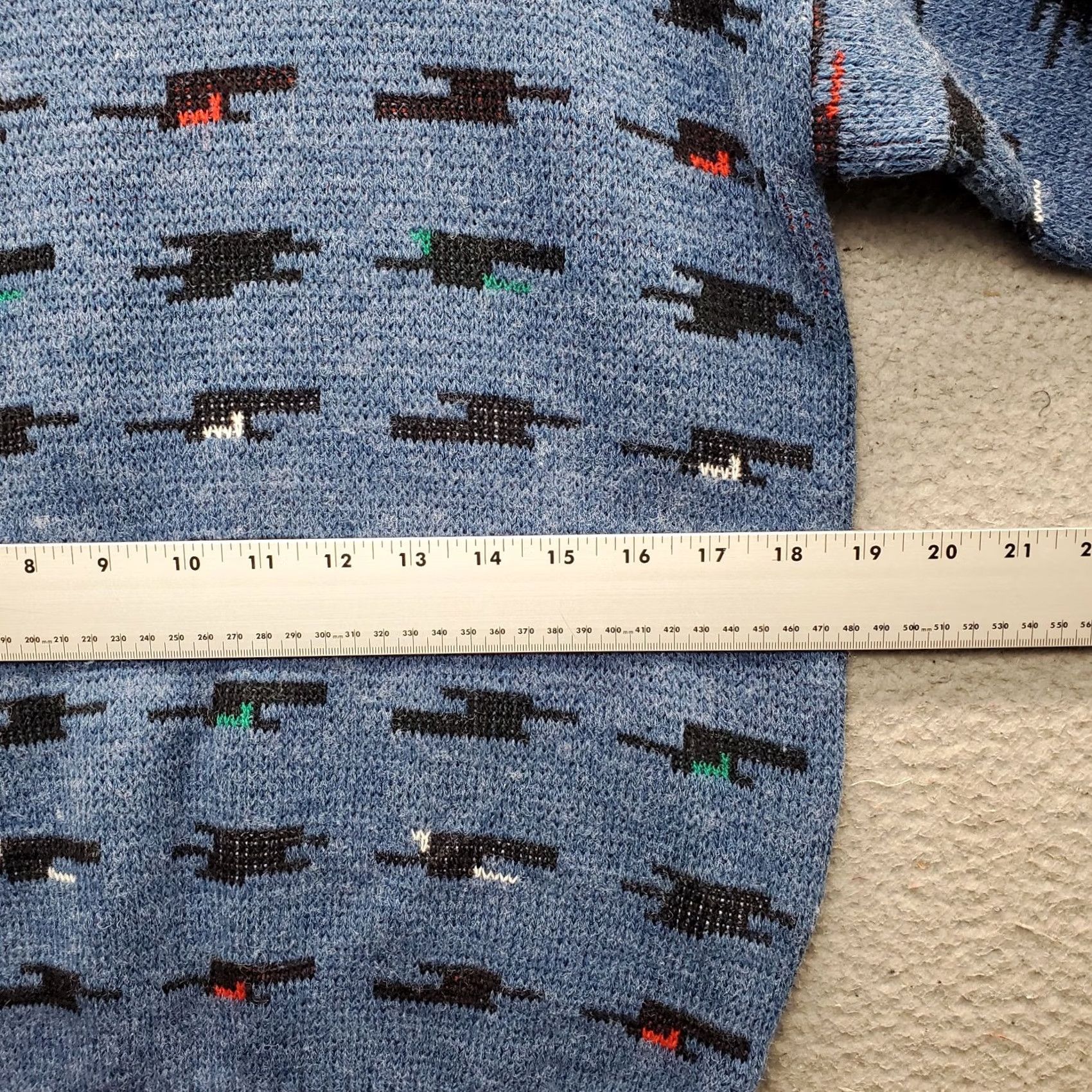 Vintage VINTAGE Voyager Sweater Mens M Multi Geometric 3D Knit Wool Blend Crewneck Size M Mens Size US M / EU 48-50 / 2 - 4 Thumbnail