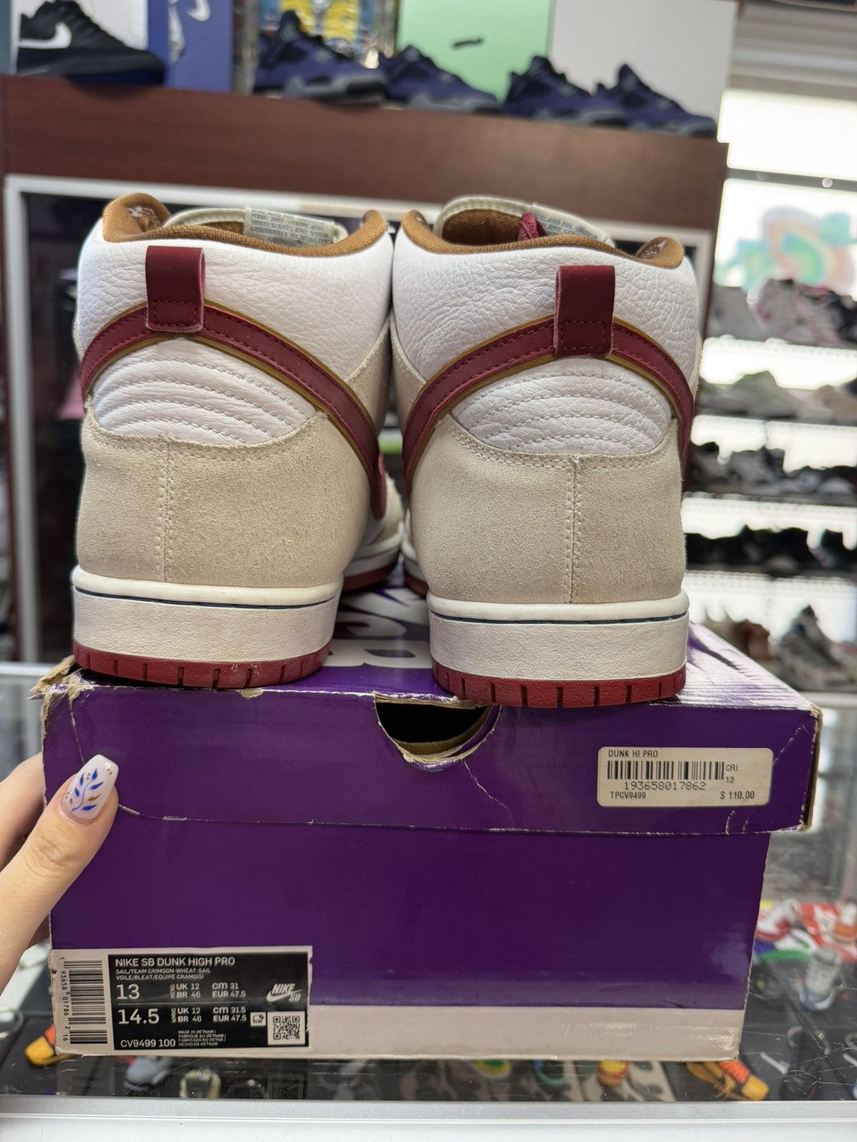 Nike Nike Dunk High ‘Phillies Blunt’ Size US 13 / EU 46 - 4 Thumbnail