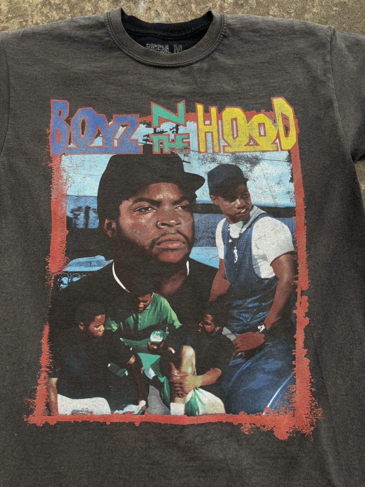 Rap Tees Boyz N The Hood Sunfaded Tee Size US M / EU 48-50 / 2 - 2 Thumbnail