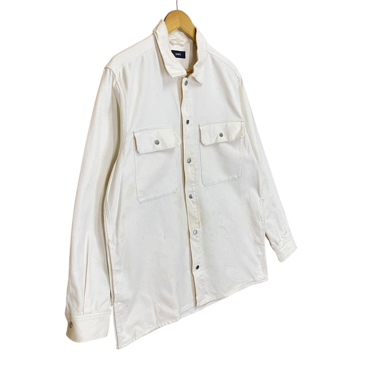 Japanese Brand Vintage SHIPS JAPAN Chore Denim Jacket Size US S / EU 44-46 / 1 - 2 Thumbnail