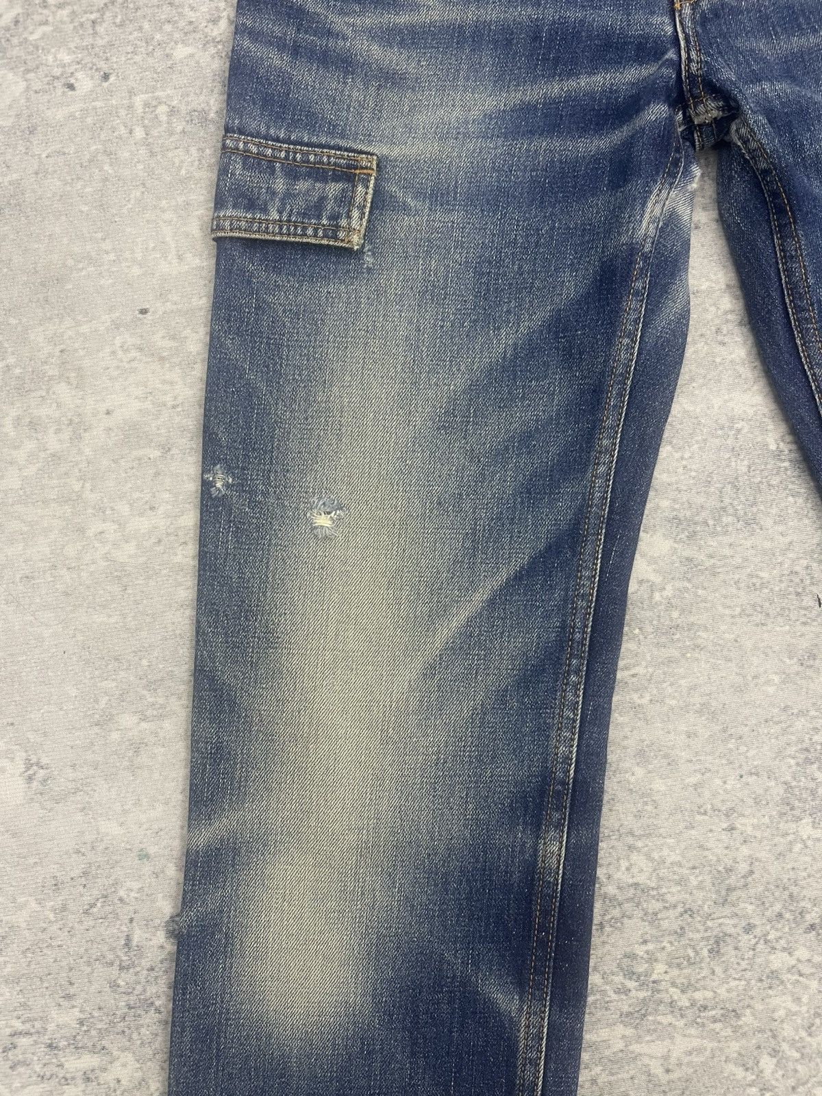 Levi's Vintage Levi's Red Tab "Tight" Denim Cargo Pants Size US 30 / EU 46 - 4 Thumbnail