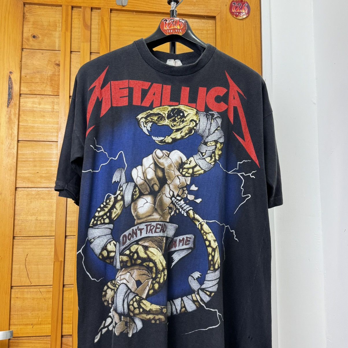 Metallica Metallica vintage shirt 90s Size US XL / EU 56 / 4 - 4 Thumbnail