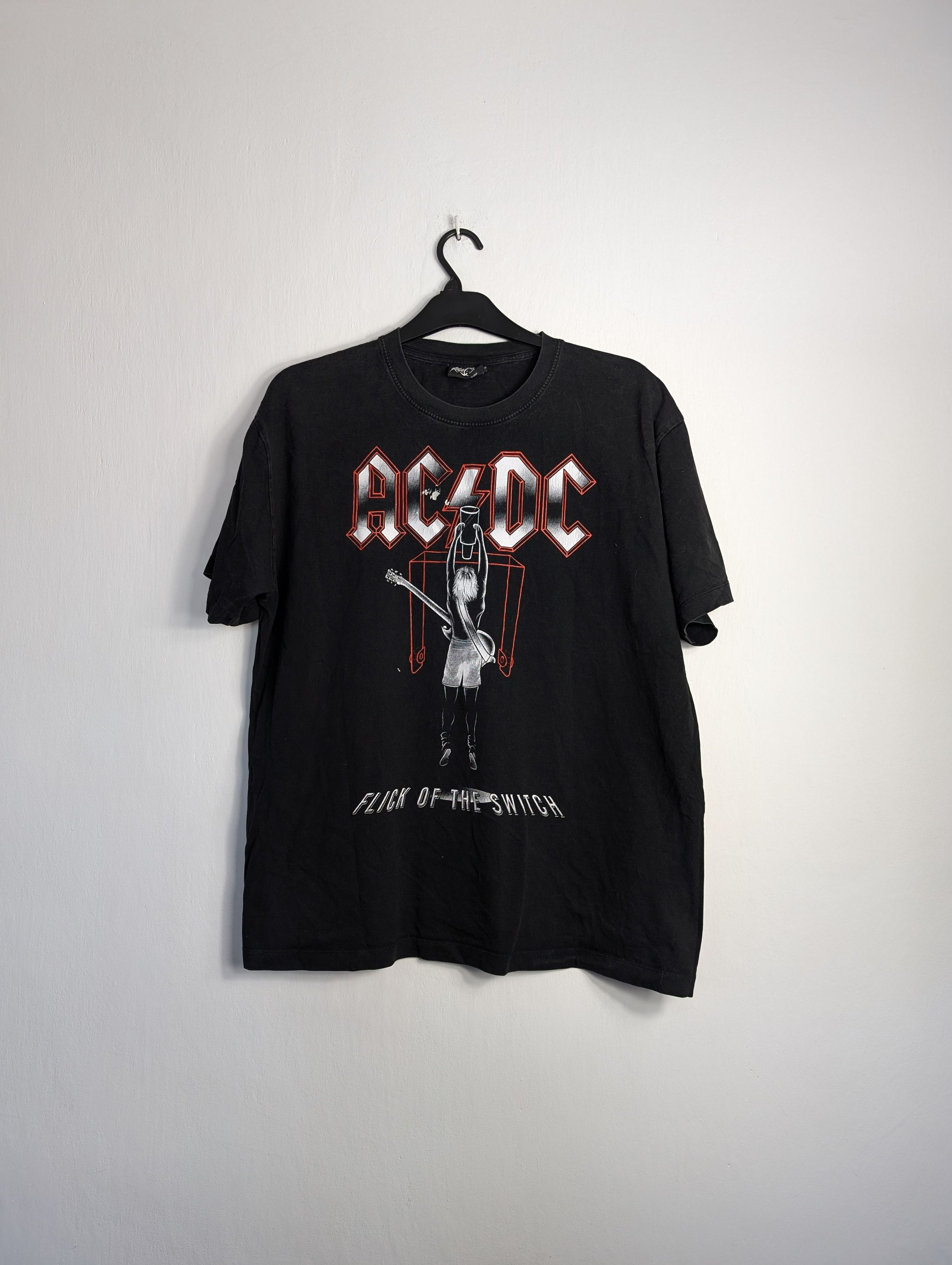 AC/DC × Vintage Vintage AC/DC Flip Of The Switch T-shirt Merch Band Tour Size US XL / EU 56 / 4 - 1 Thumbnail