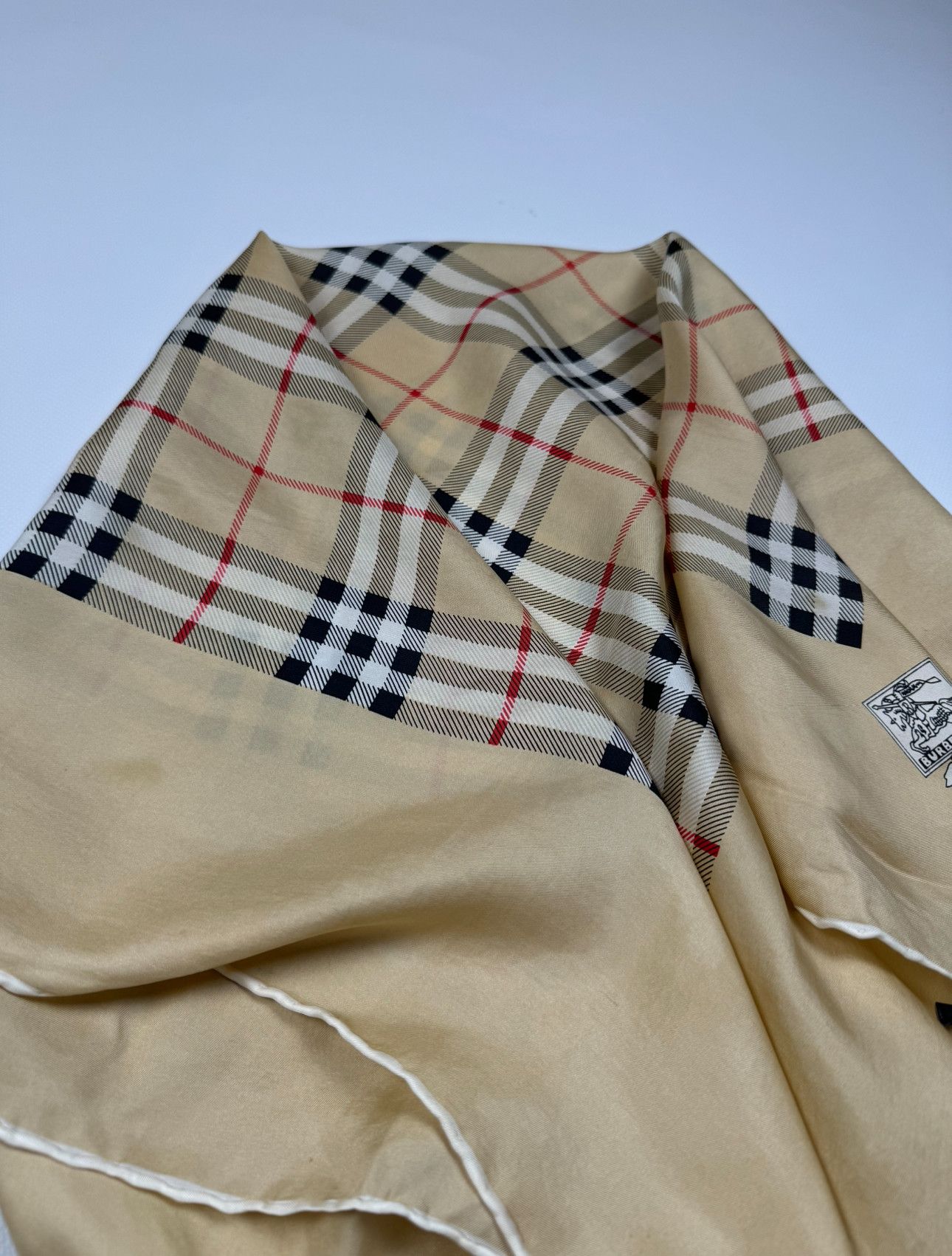 Burberry BURBERRY VINTAGE NOVA CHECK SILK SCARF Size ONE SIZE - 7 Thumbnail