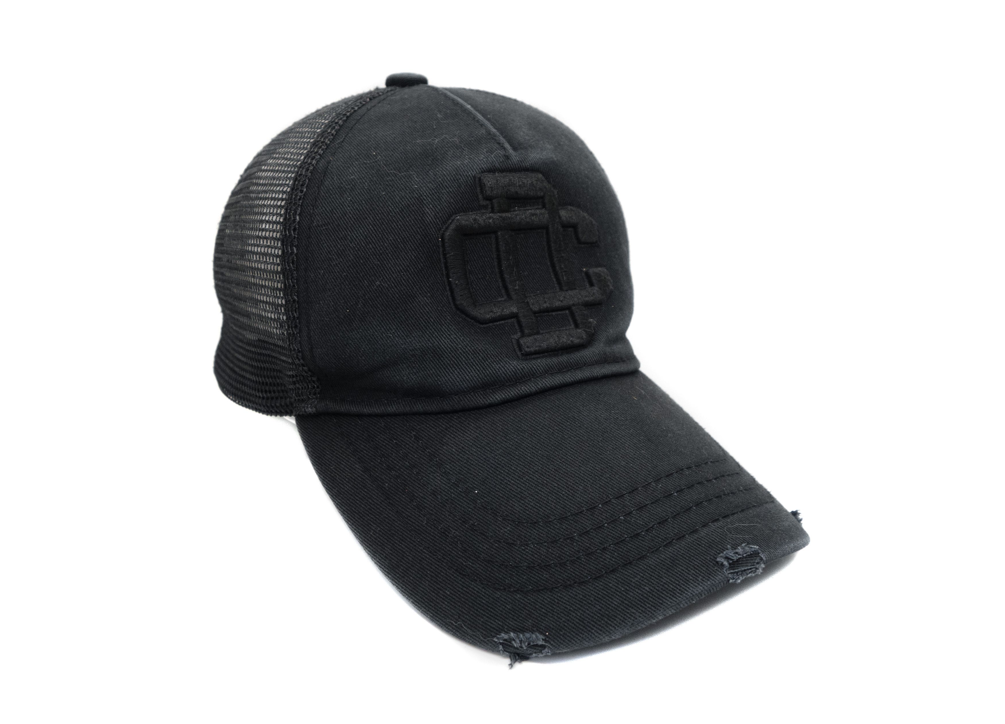 Dsquared2 DC Logo Trucker Distressed Cap Size ONE SIZE - 1 Thumbnail