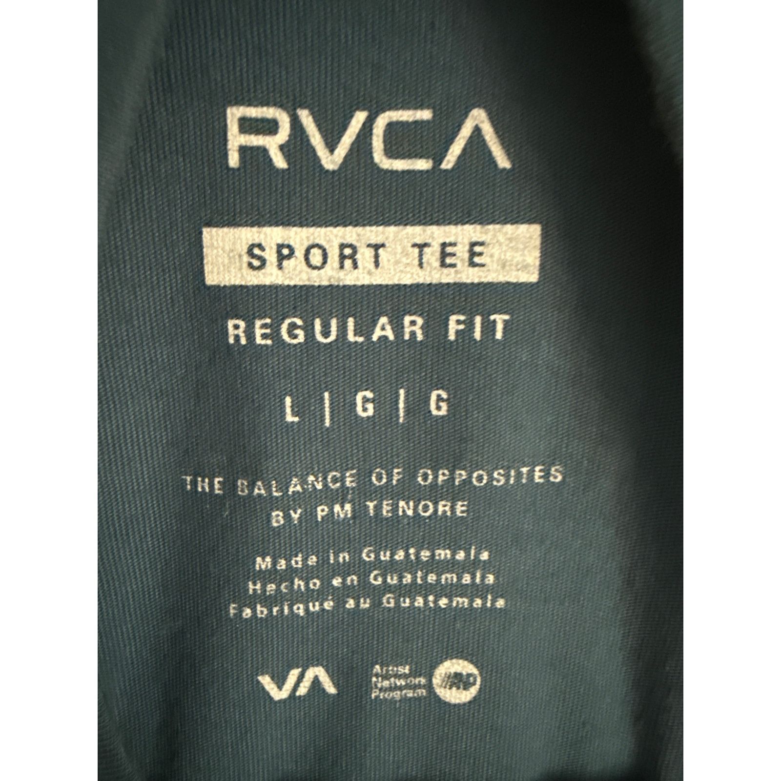 RVCA RVCA Sport Tee Men’s Large T-Shirt “Nature x Industry” Size US L / EU 52-54 / 3 - 4 Thumbnail