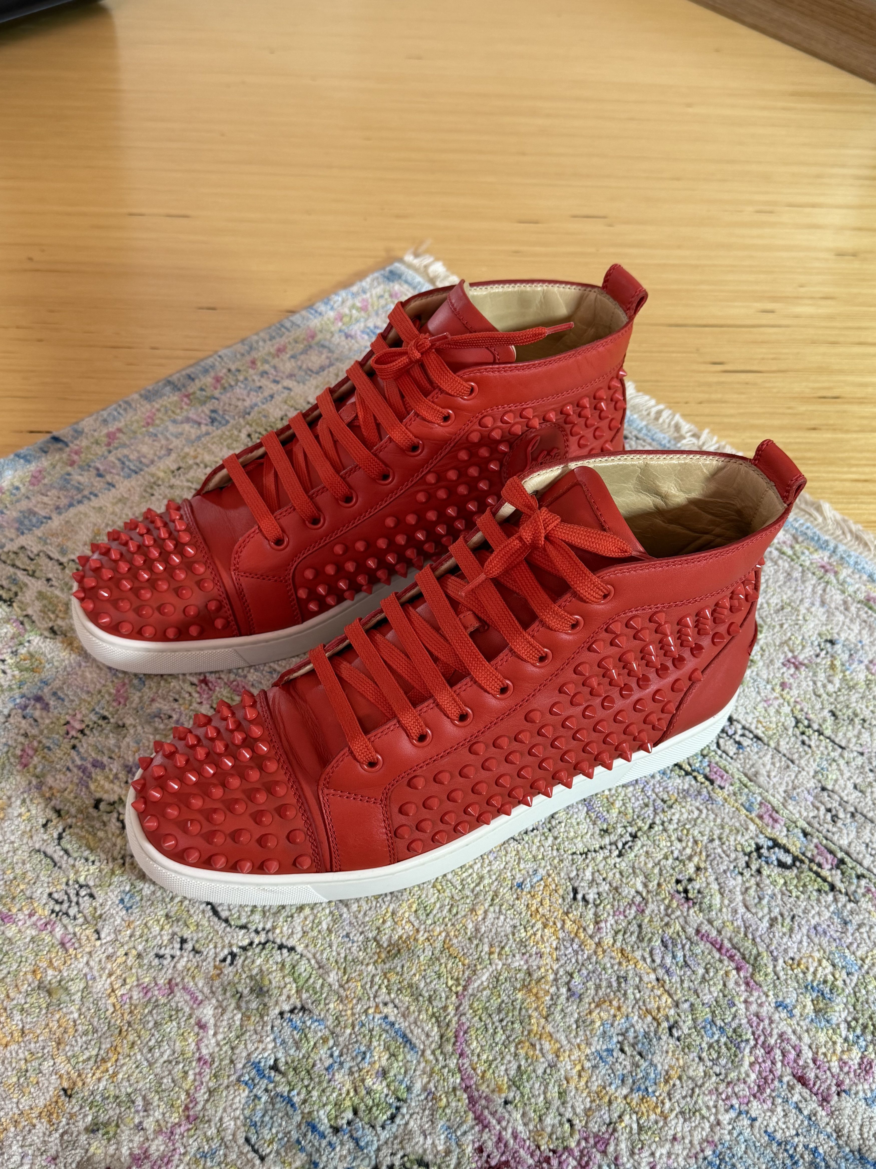 Christian Louboutin Louis Spike High Top Sneakers