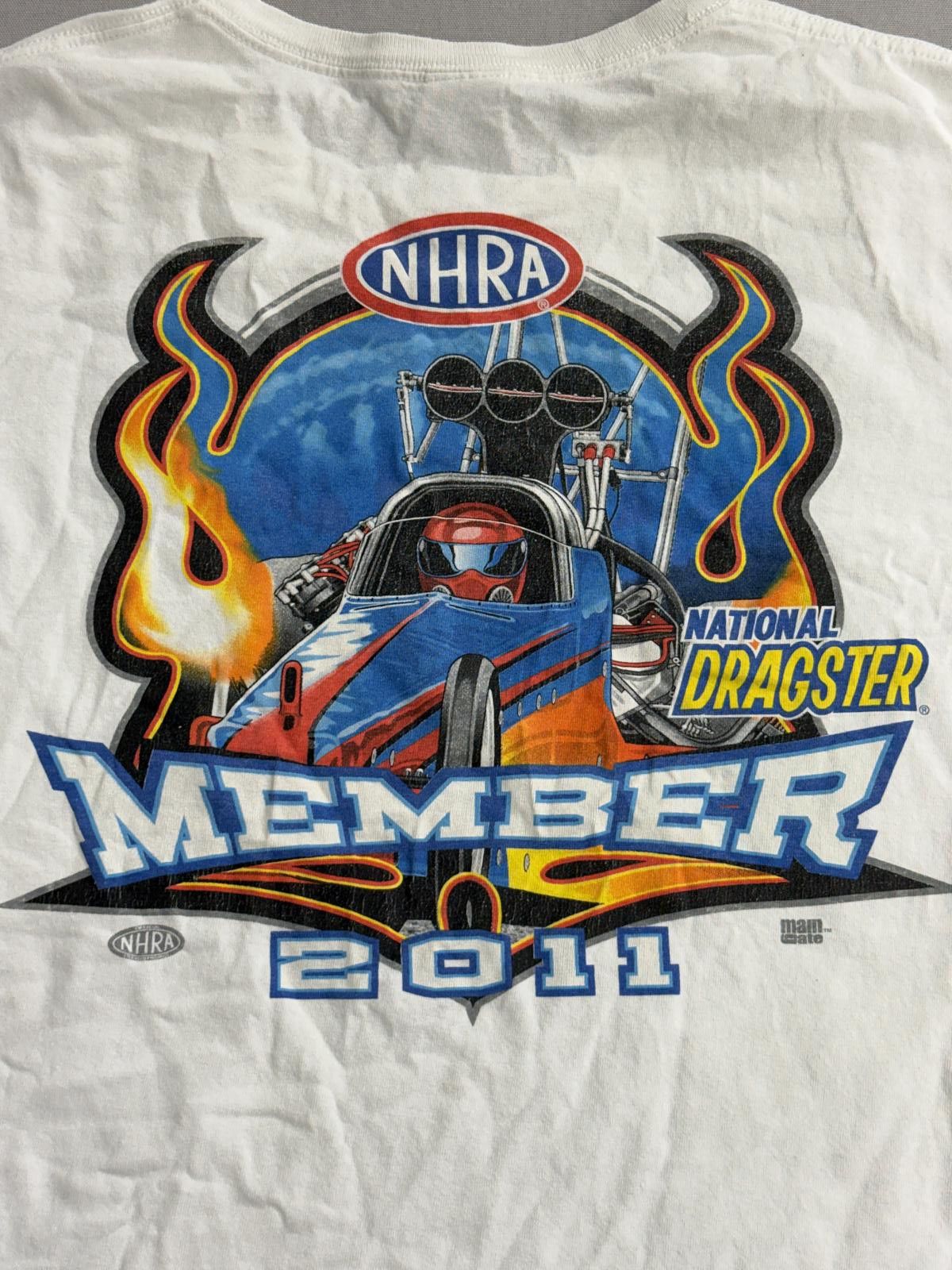 Anvil NHRA Member Drag Racing T-shirt 2011 National Dragster XL Size US XL / EU 56 / 4 - 1 Thumbnail