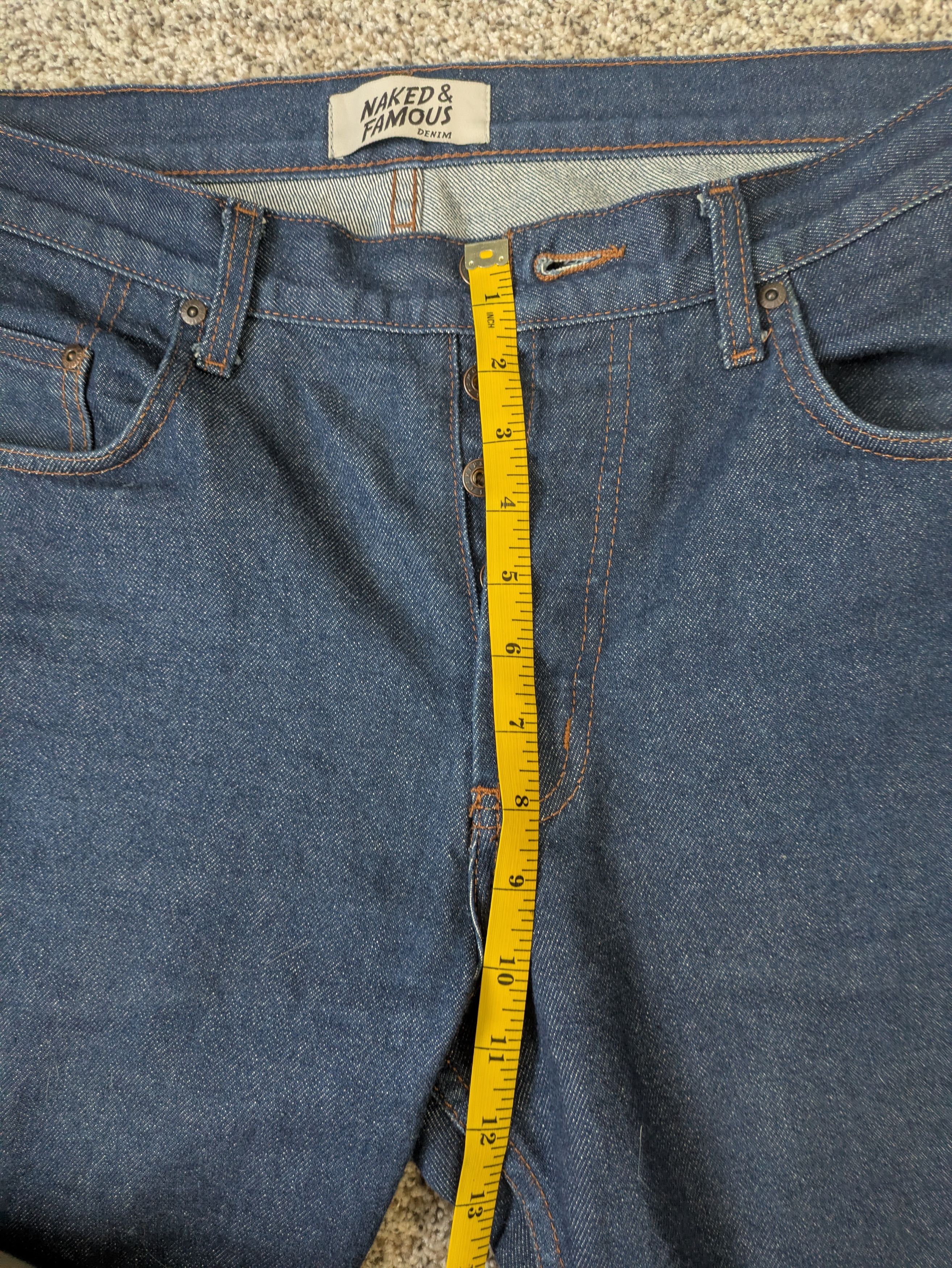 Naked & Famous Natural Indigo Selvedge Size US 36 / EU 52 - 6 Thumbnail