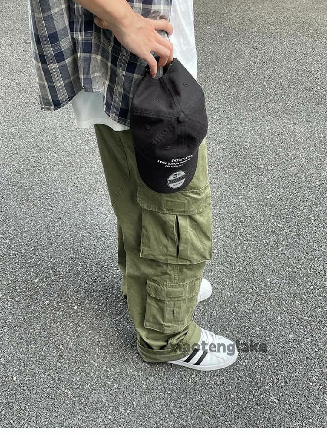 Designer × Japanese Brand × Vintage washed faded cleanfit yuppie utility baggy cargo pants Size US 34 / EU 50 - 1 Thumbnail