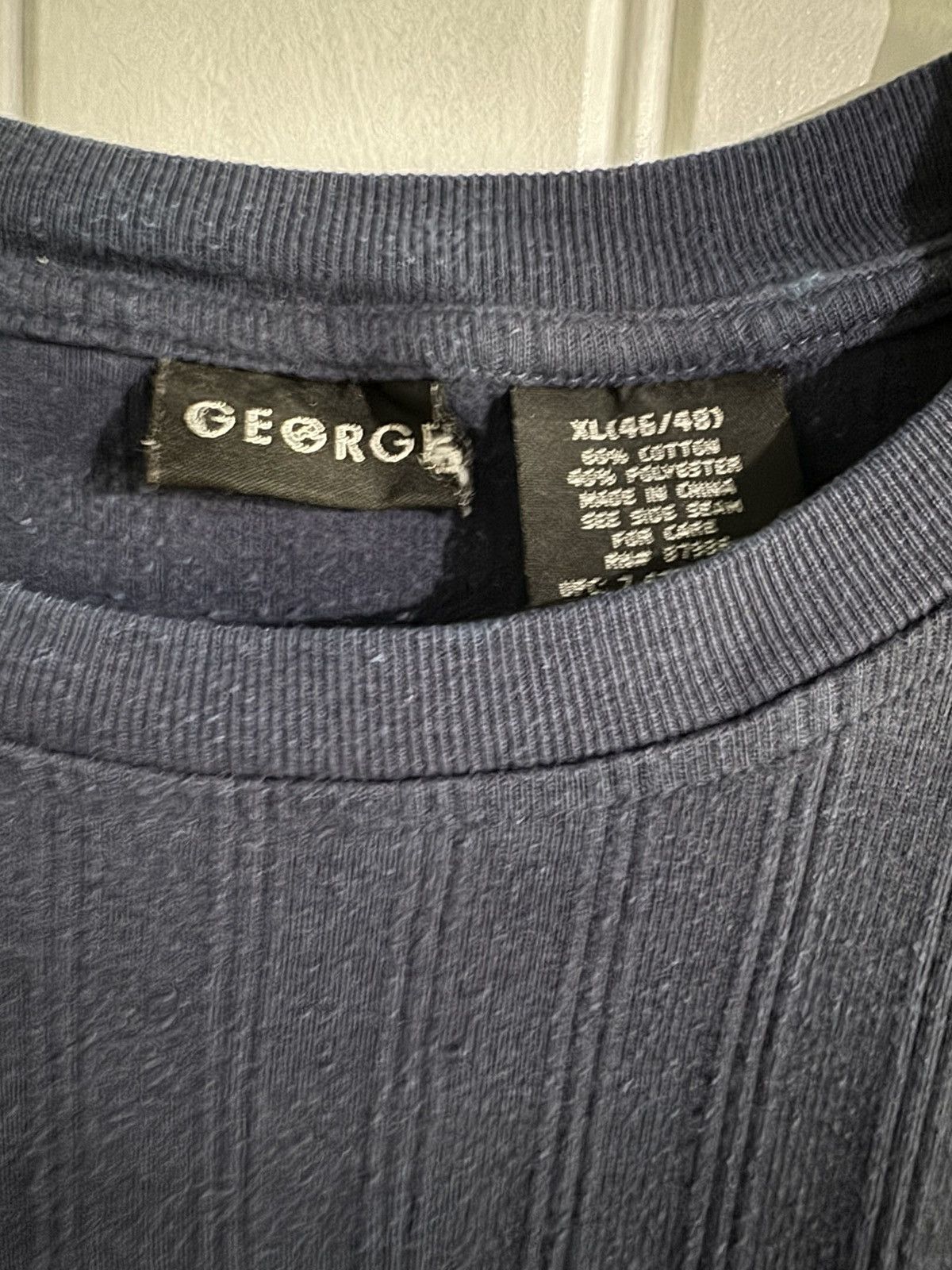 George vintage long sleeve blue george shirt Size US XL / EU 56 / 4 - 3 Thumbnail