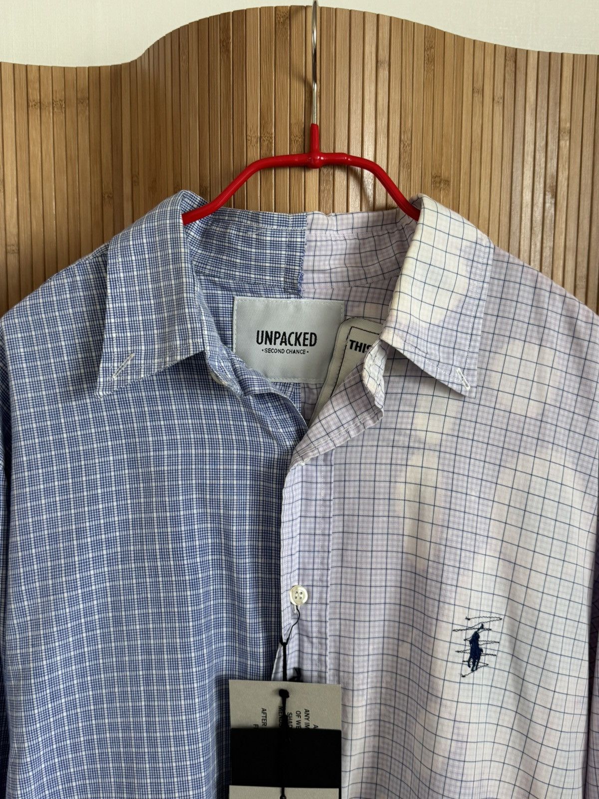 Ralph Lauren UNPACKED 1OF1 Reworked Check Shirt L Size US L / EU 52-54 / 3 - 6 Thumbnail