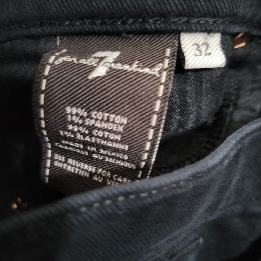 7 For All Mankind 7 For All Mankind Slim Cigarette Jeans 32 Women's Inseam 30" Size 32" / US 10 / IT 46 - 8 Thumbnail
