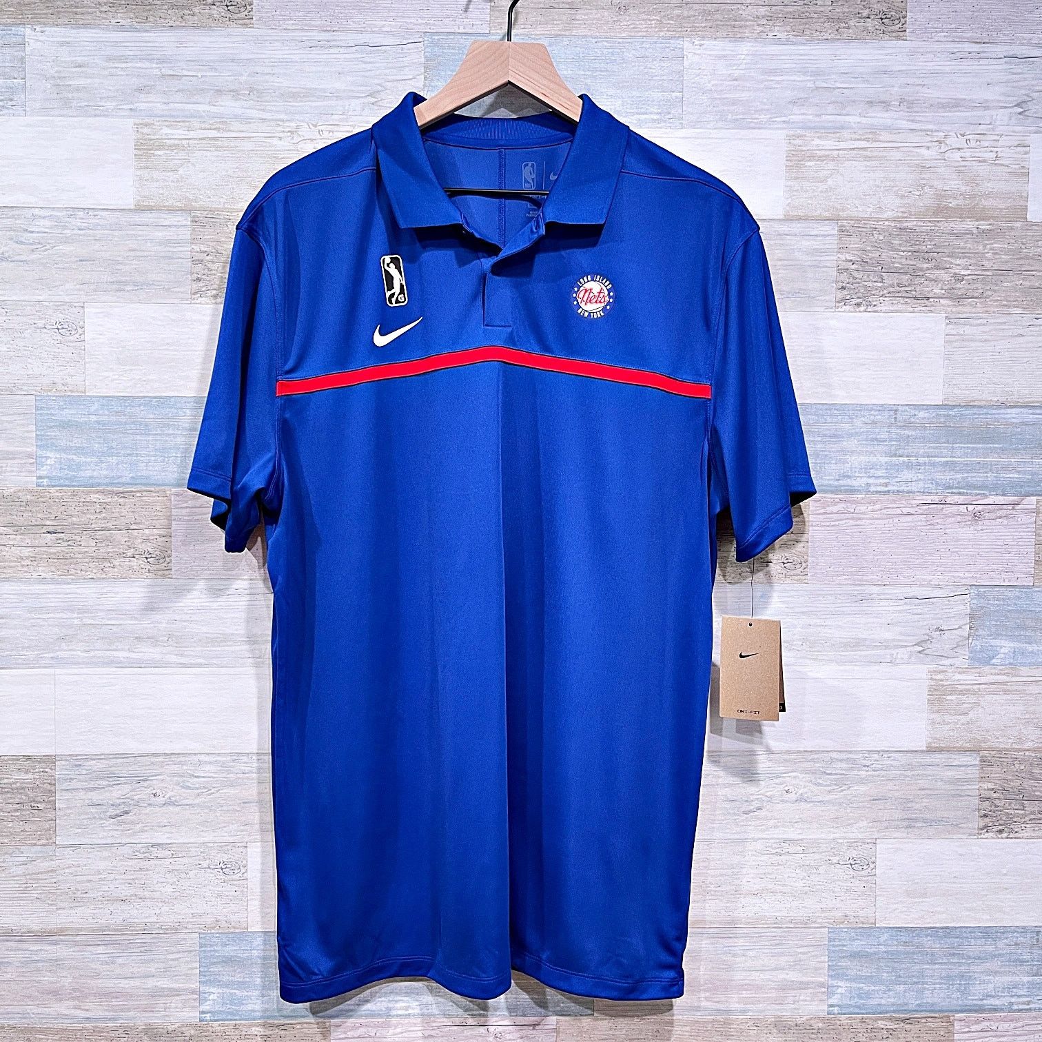 NBA × Nike Long Island NY Nets NBA G League Nike Golf Polo Shirt Men L Size US L / EU 52-54 / 3 - 1 Thumbnail