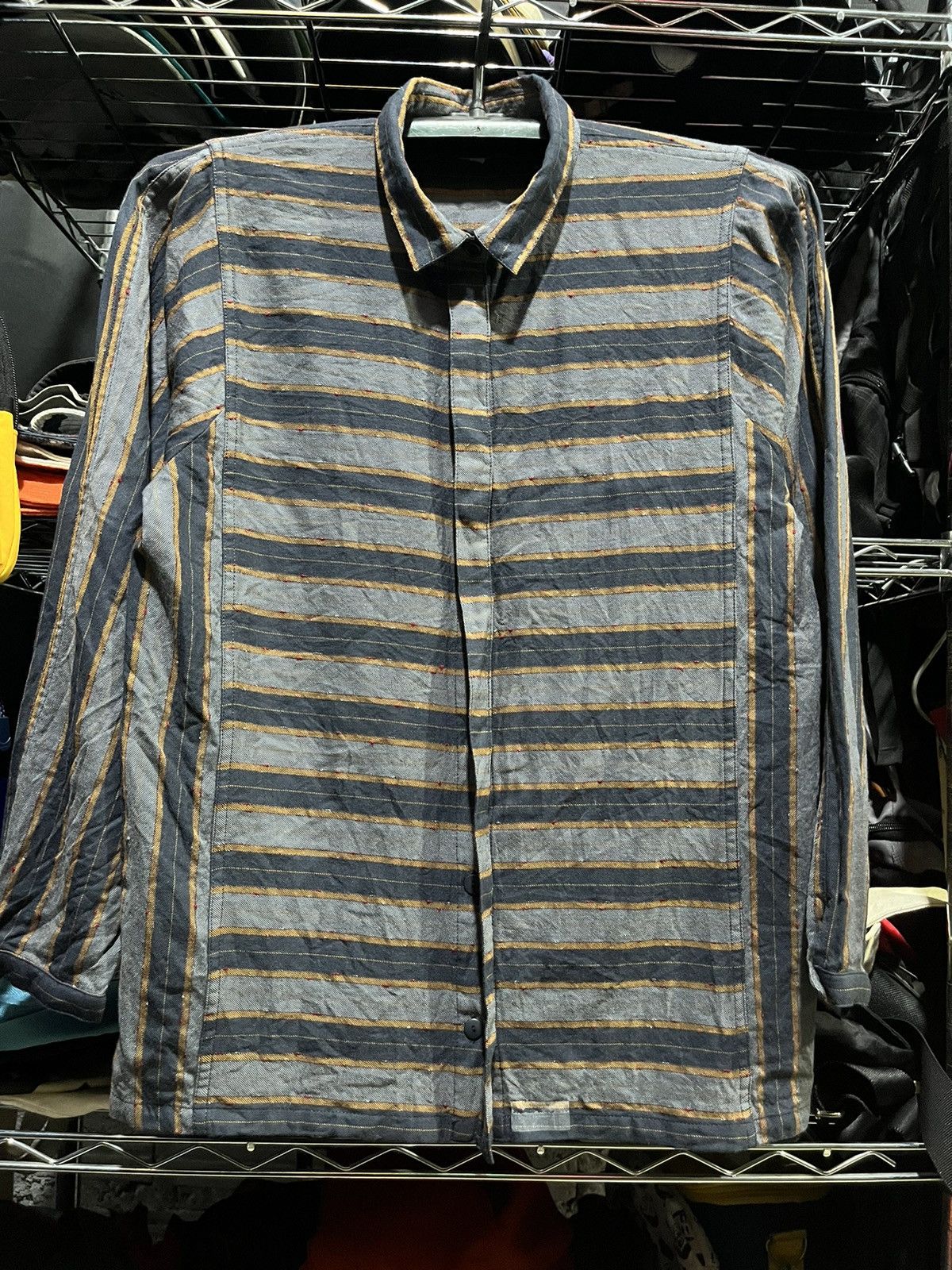 Dior Christian Dior CD Sports Striped Shirt Longsleeve 90s Size M / US 6-8 / IT 42-44 - 1 Thumbnail