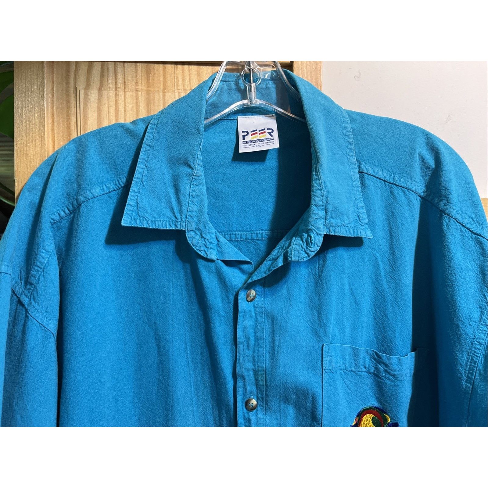 Other VTG PEER by Peter Mussfeldt Blue XXL Puerto Vallarta Shirt Size US XXL / EU 58 / 5 - 4 Thumbnail