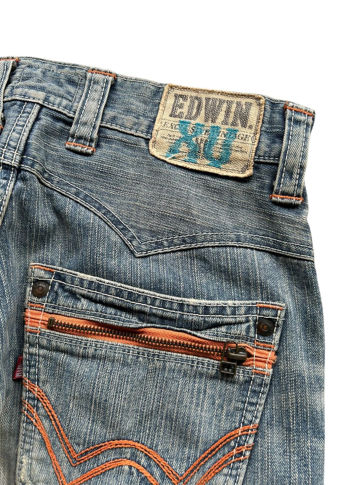 Japanese Brand × Kapital × Vintage Edwin Rusty Mudwash Distressed Japanese Denim Jeans Size US 31 - 5 Thumbnail