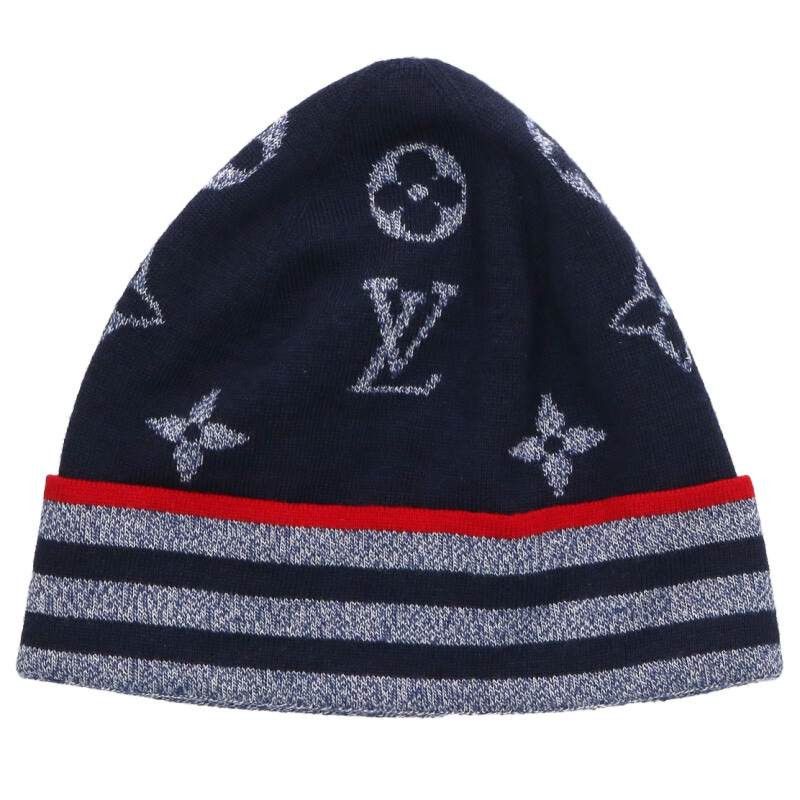 Louis Vuitton Louis Vuitton Boarder Wool Knit Sweater Blue Size ONE SIZE - 1 Thumbnail