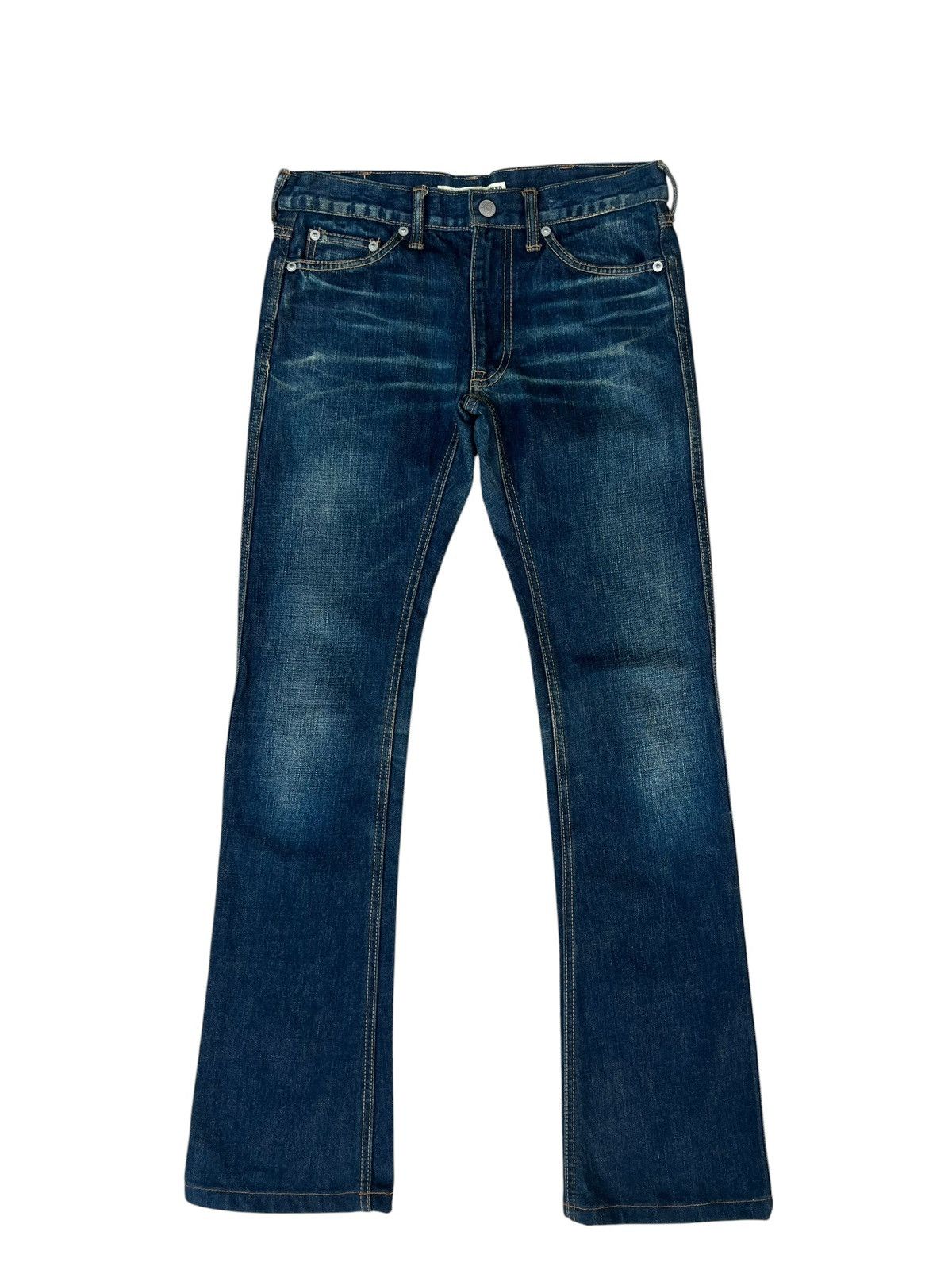Cosmic Wonder Cosmic Wonder Japan Faded Denim Flare Jeans Size US 29 - 1 Thumbnail