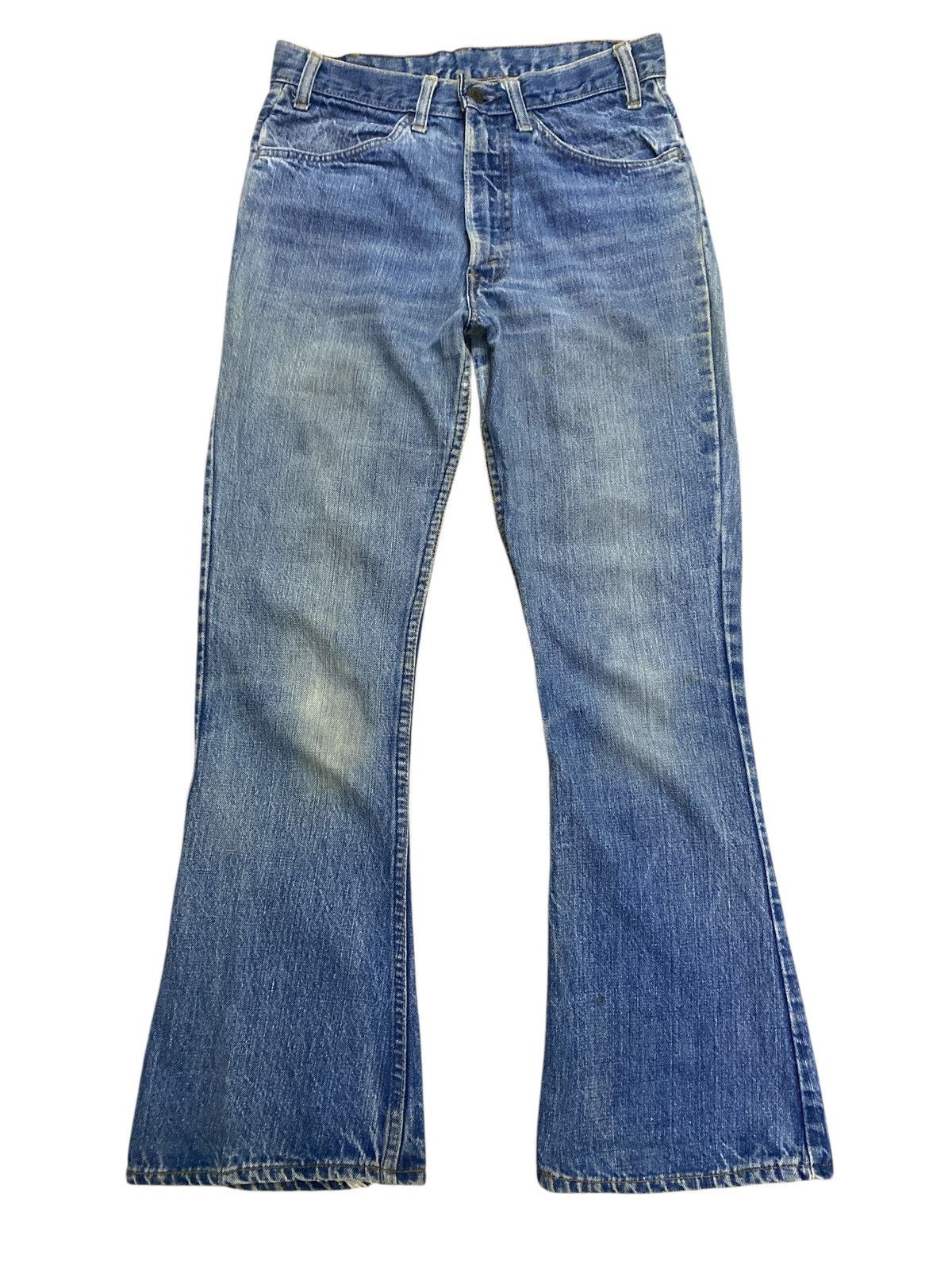 Levi's × Levi's Vintage Clothing × Vintage Flared💥Vintage 70s Levi’s Orange Tab Bell Bottom Jeans Size US 30 / EU 46 - 1 Thumbnail