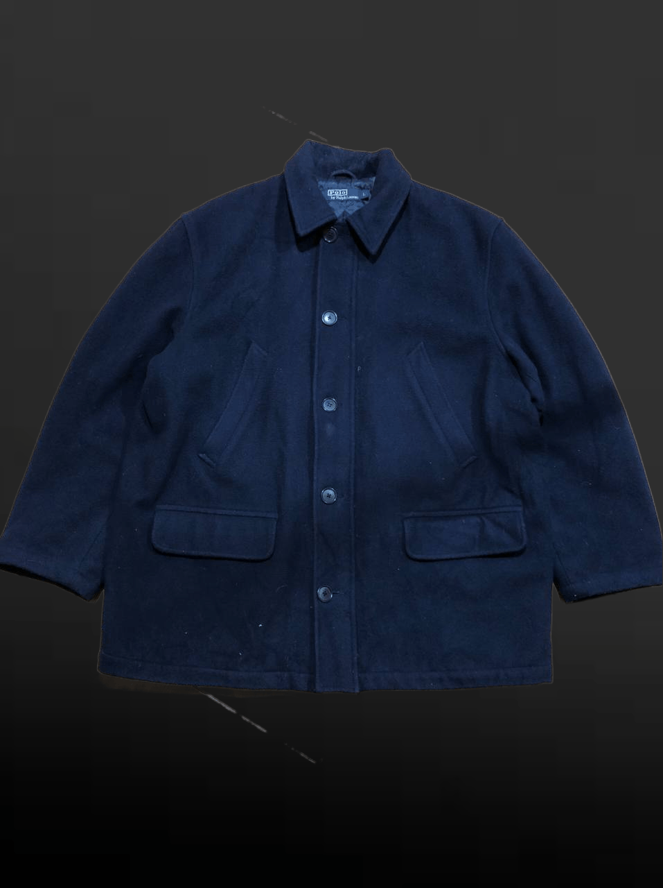 Polo Ralph Lauren Polo Ralph Lauren Navy Peacoat Field Jacket Coat Size US L / EU 52-54 / 3 - 1 Thumbnail
