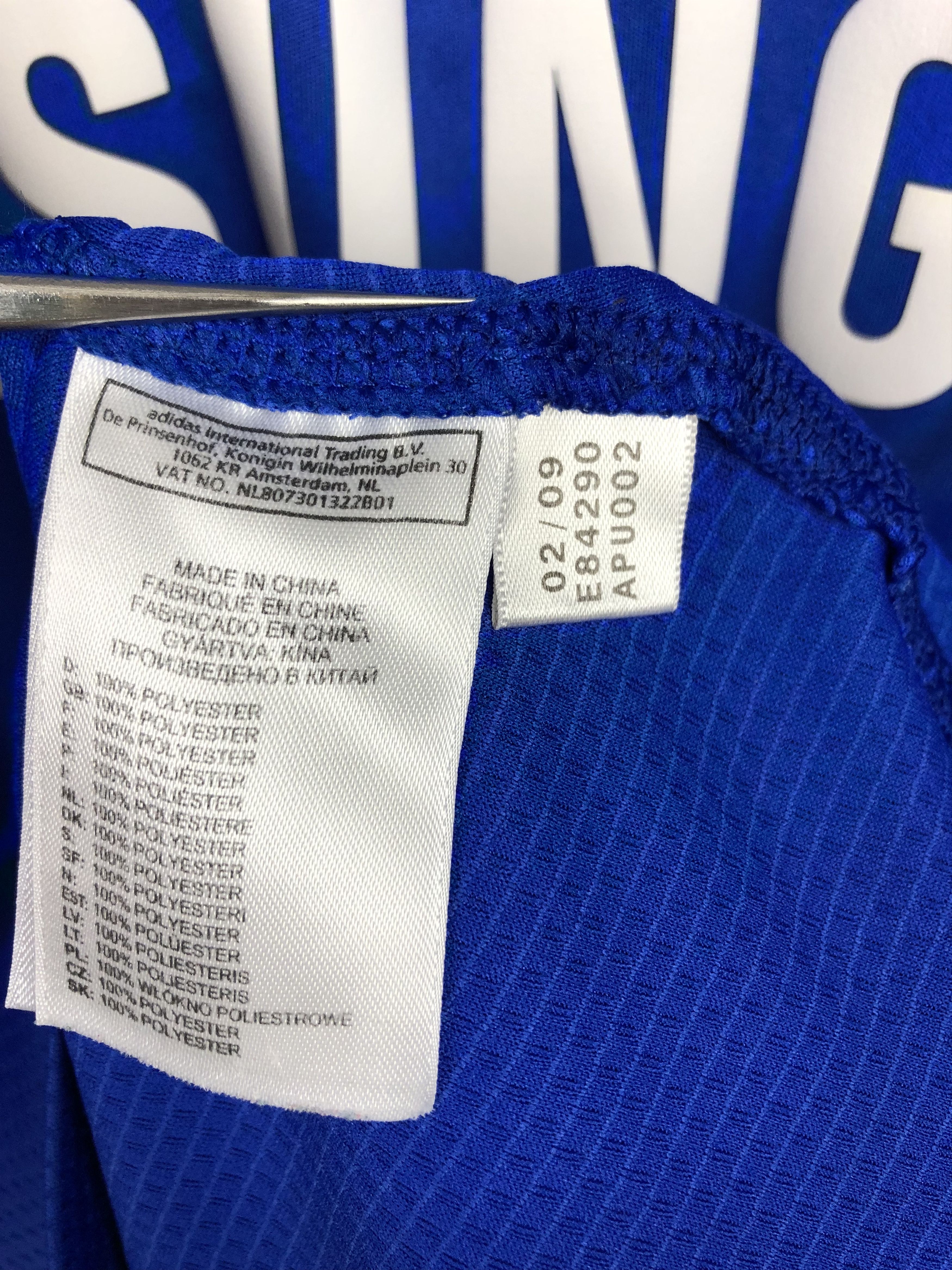 Adidas Chelsea football shirt 2009 Soccer Adidas Long Sleeve Jersey Size US M / EU 48-50 / 2 - 10 Thumbnail