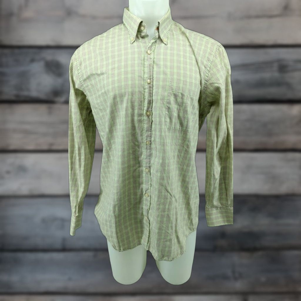 Peter Millar Peter Millar Long Sleeve Button-Up Multicolor Plaid Shirt Mens Large Size US L / EU 52-54 / 3 - 1 Thumbnail