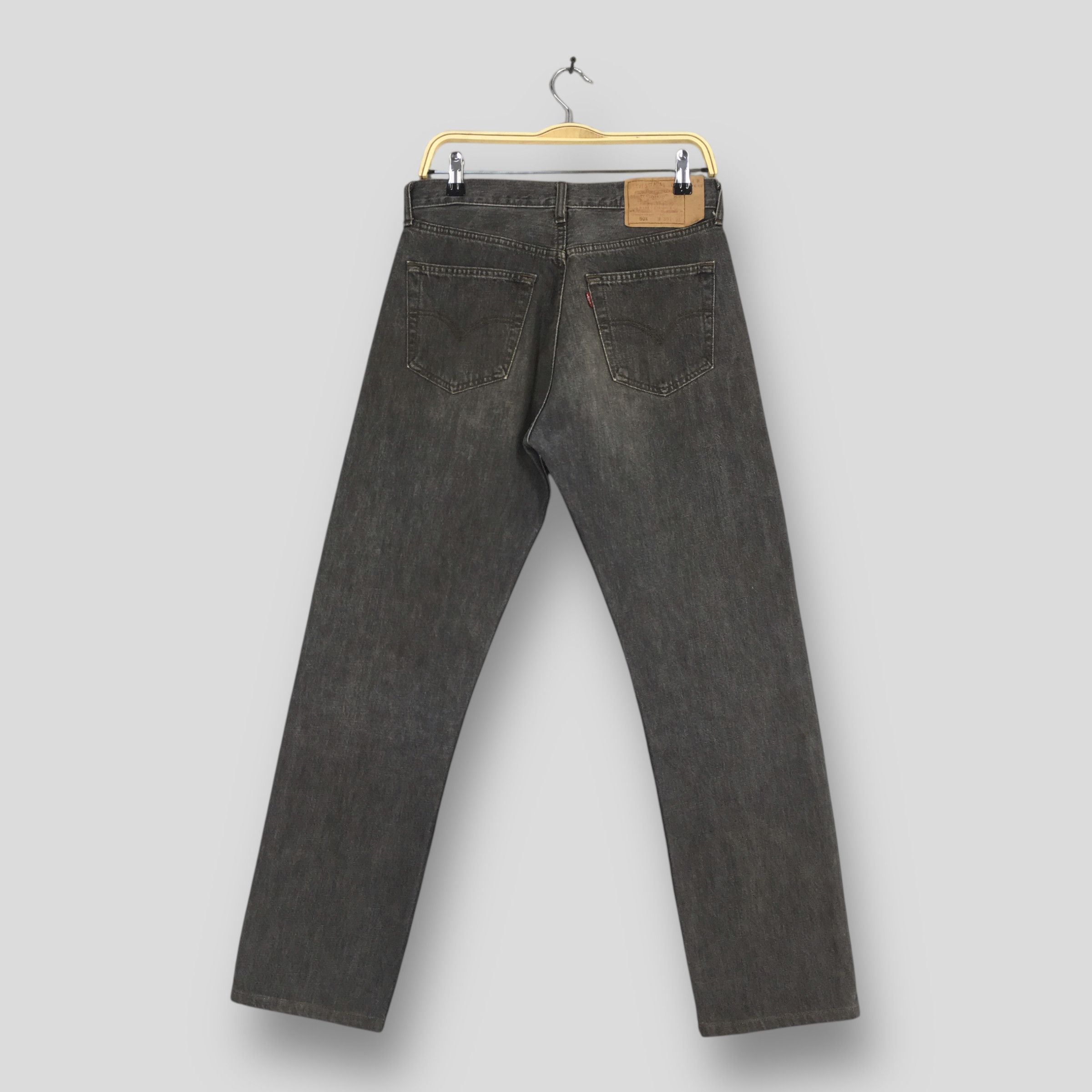 Levi's Size 28x29 Vintage 90s Levi's 501 Straight Cut Jeans S743 Size US 28 / EU 44 - 7 Thumbnail