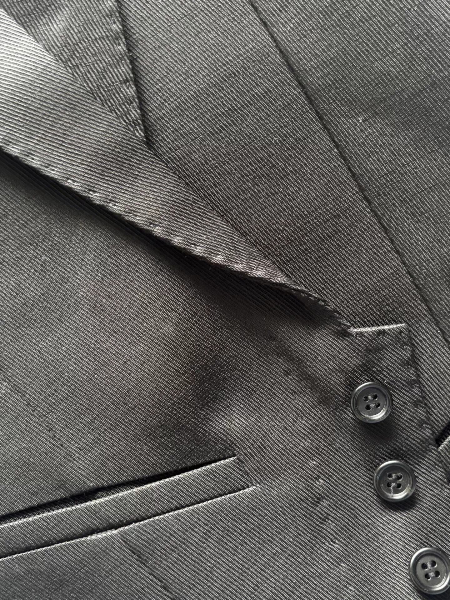 Dior Dior Homme 06ss 3-Button Back Cutout Emerald Vest Size 44R - 5 Thumbnail