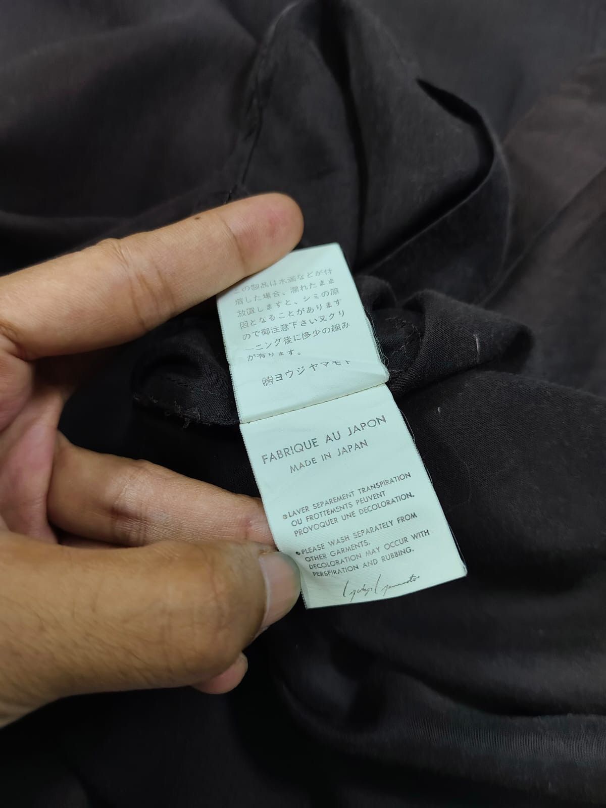 Yohji Yamamoto Archive Yohji Yamamoto Attached Neck-Tie Drape Shirt Size US S / EU 44-46 / 1 - 9 Thumbnail
