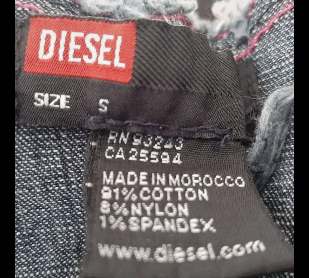 Diesel 2YK DENIM CORSET STYLE BUSTIER Size S / US 4 / IT 40 - 4 Thumbnail
