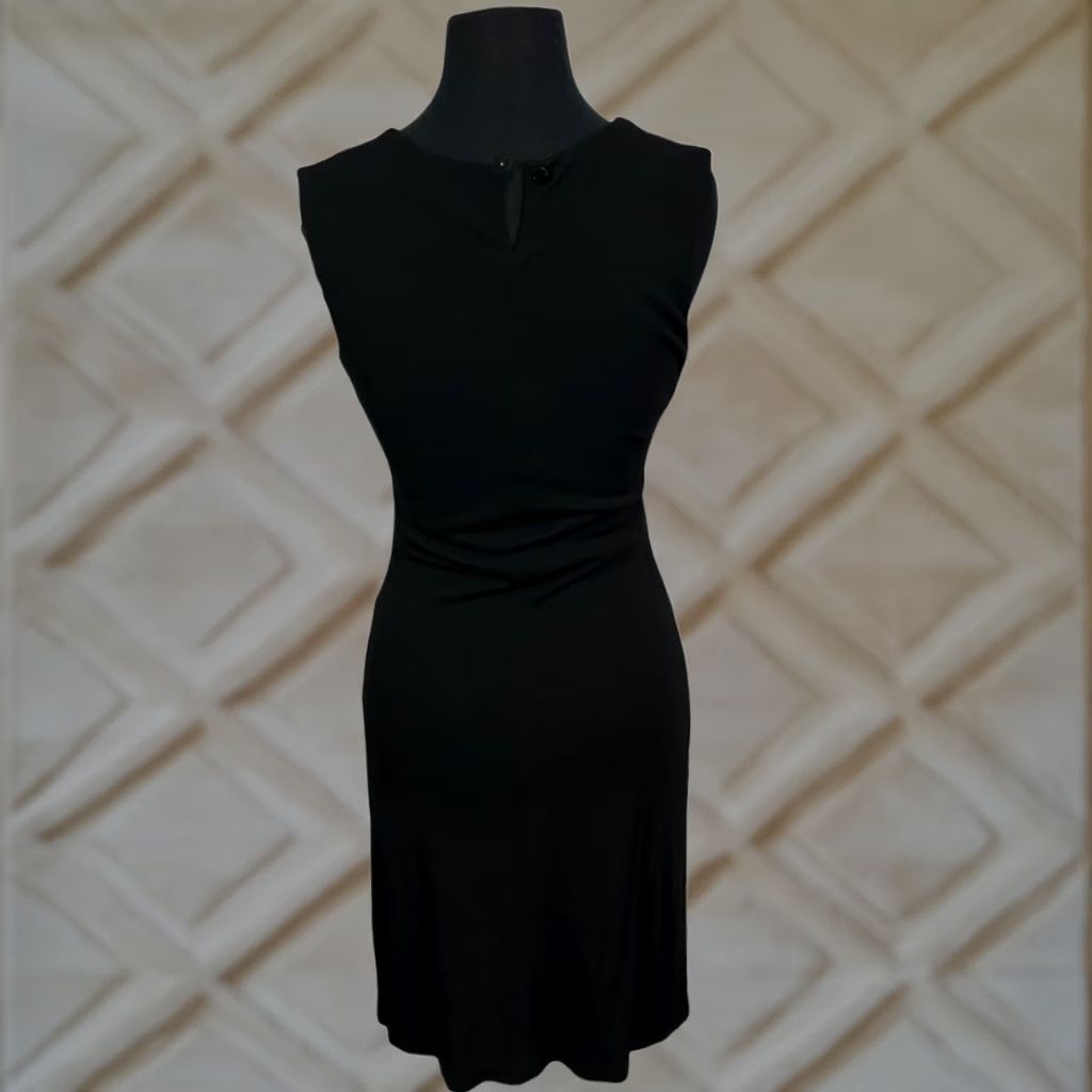 Ralph Lauren VINTAGE Lauren Ralph Lauren Elegant Black Sleeveless Cocktail Dress Womens Small Size S / US 4 / IT 40 - 1 Thumbnail