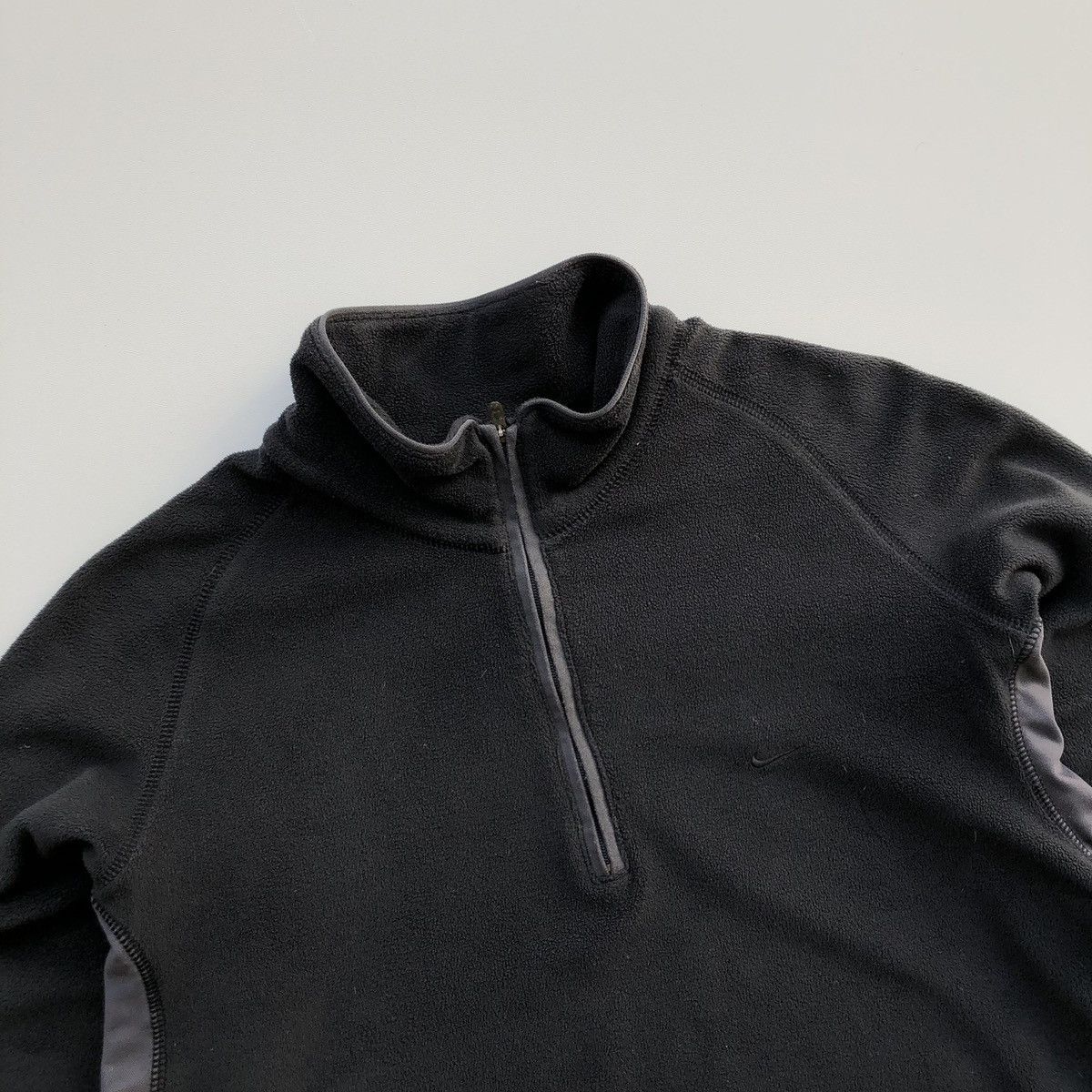 Nike Nike Women Vintage 1/3 Fleece Pullover Black Gorpcore Size M / US 6-8 / IT 42-44 - 2 Thumbnail