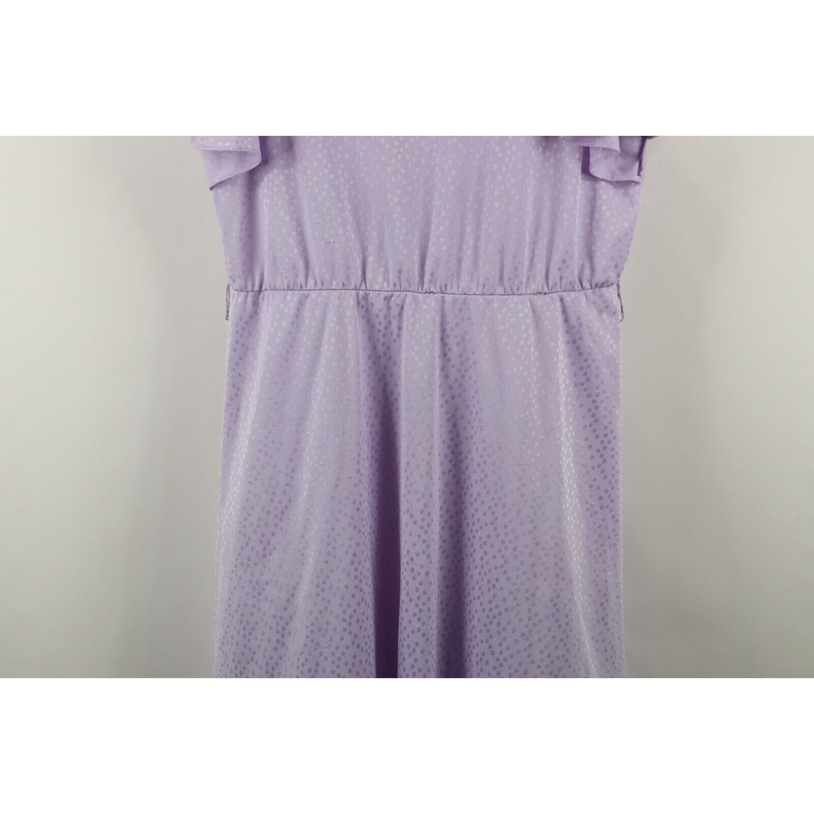 Vintage Vintage 90s Babydoll Fairy Polkadot Fairy Sleeve Knit Dress Size L / US 10 / IT 46 - 3 Thumbnail