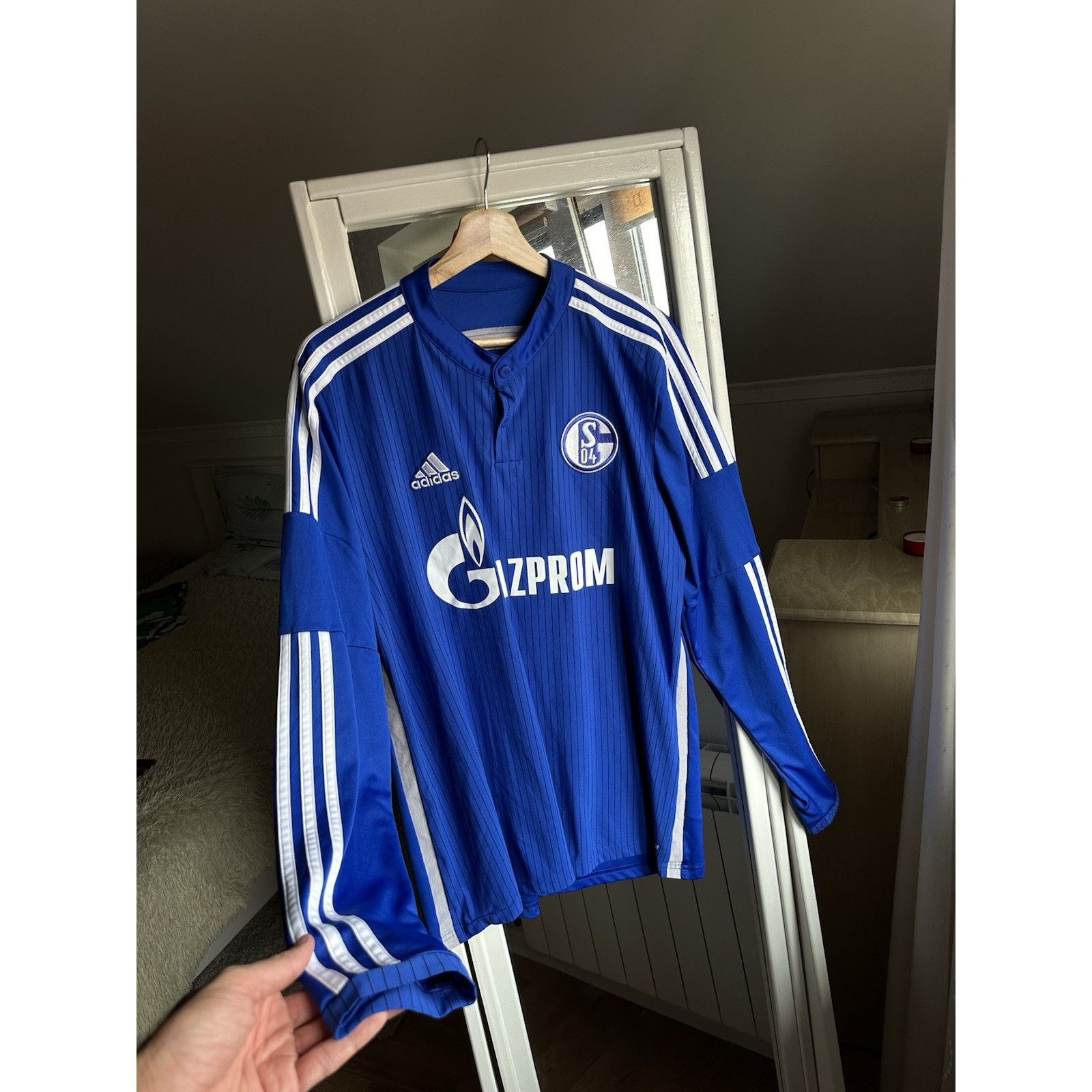 Vintage SCHALKE 04 2014/2015 SOCCER FOOTBALL Long Sleeve SHIRT JERSE Size US M / EU 48-50 / 2 - 5 Thumbnail