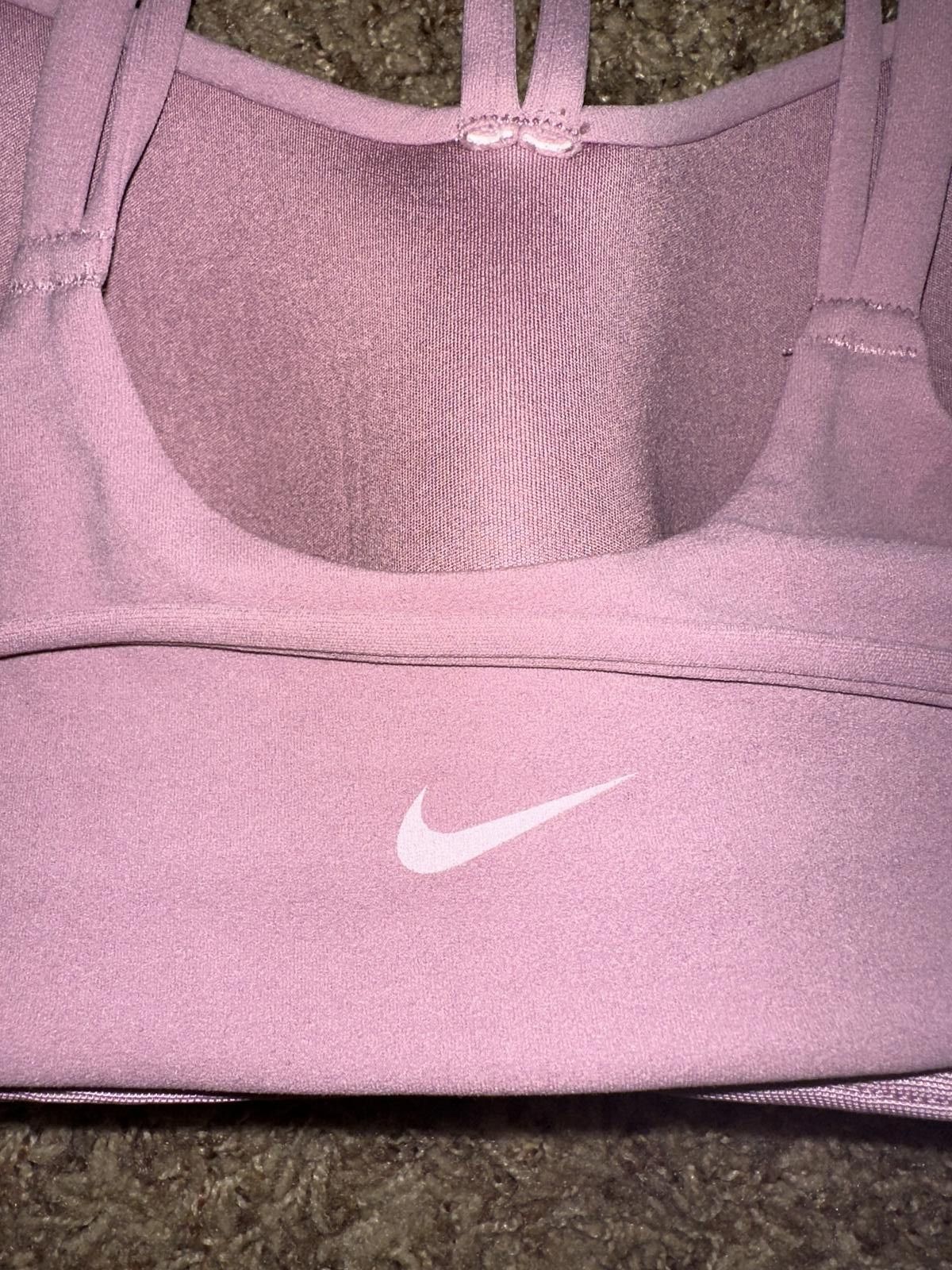 Nike Nike Zenvy Strappy Wrap Women's Light-Support Padded Sports Bra Sample Size ONE SIZE - 5 Thumbnail