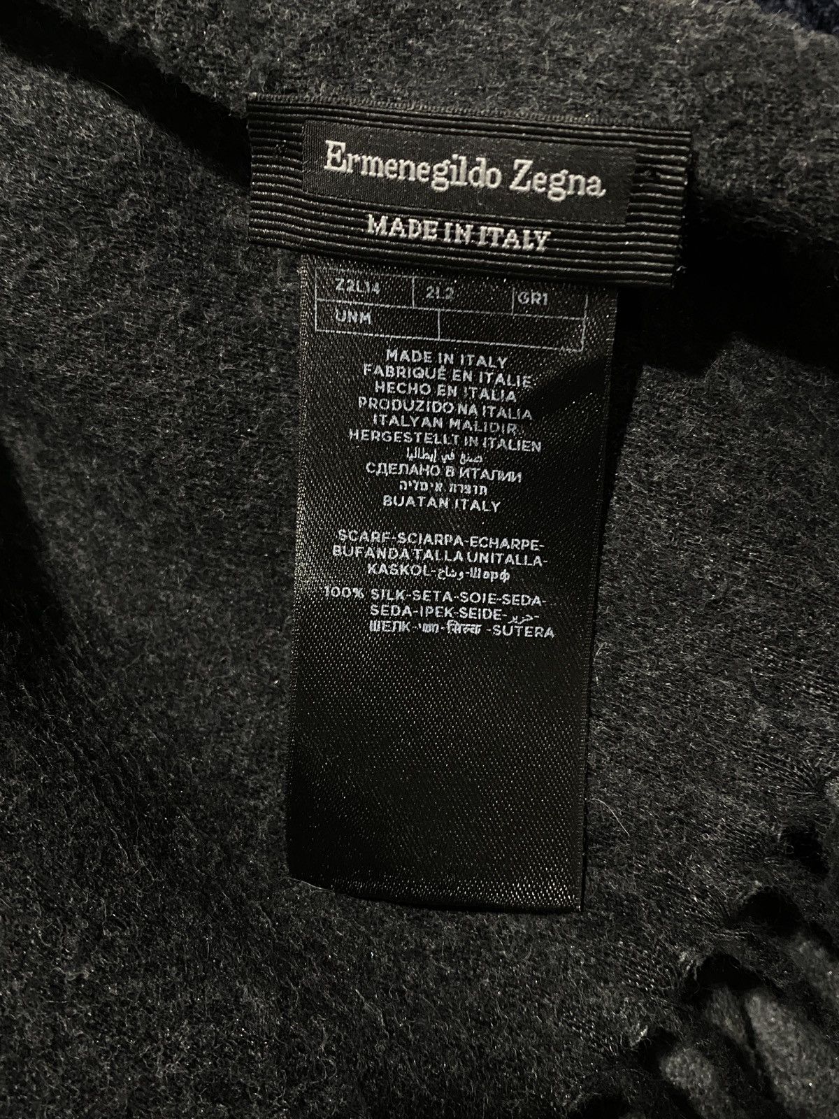 Ermenegildo Zegna Zegna’s 2-toned fringed scarf Size ONE SIZE - 5 Thumbnail