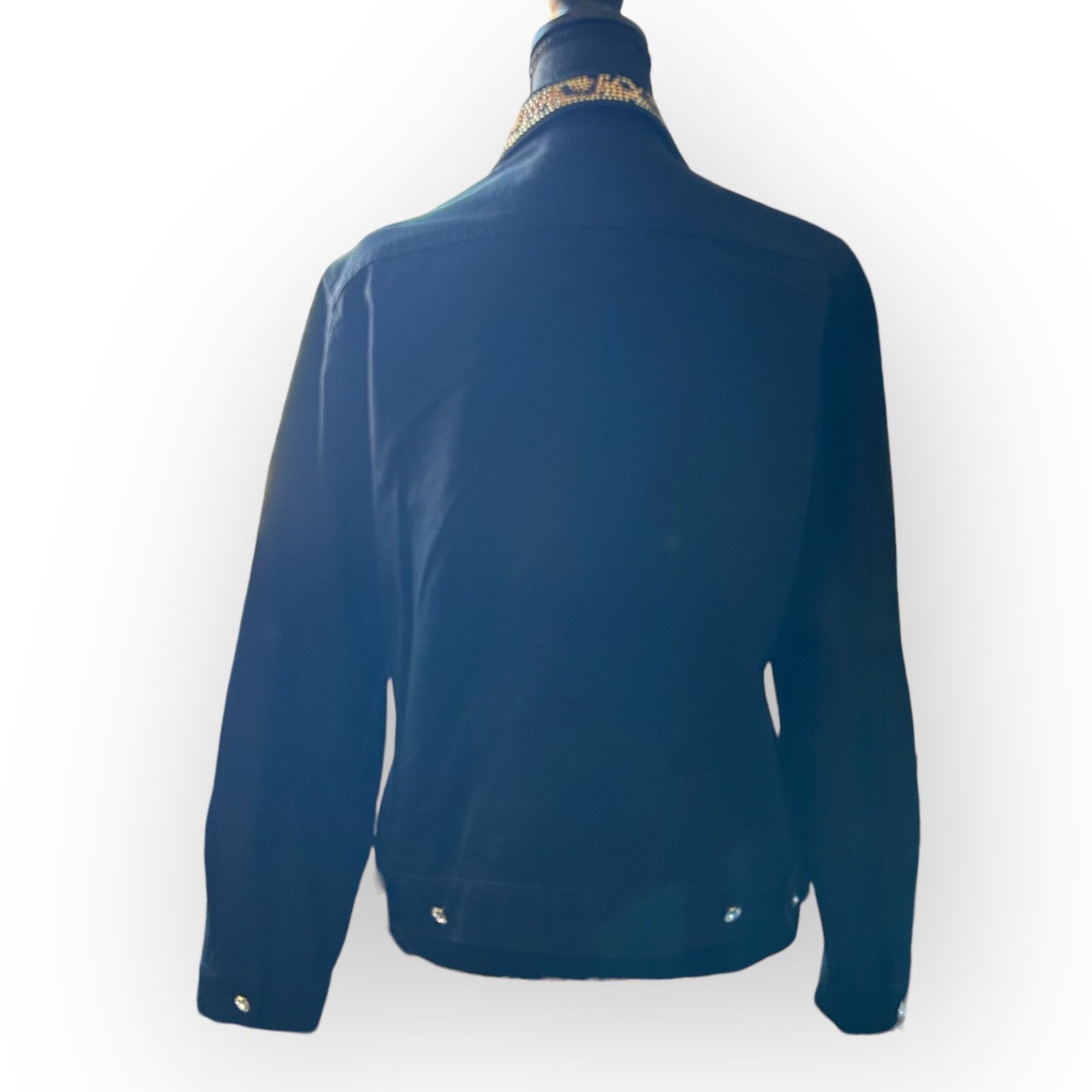 Other Women’s Vintange Black Denim Christine Alexander Jacket Size M / US 6-8 / IT 42-44 - 2 Thumbnail
