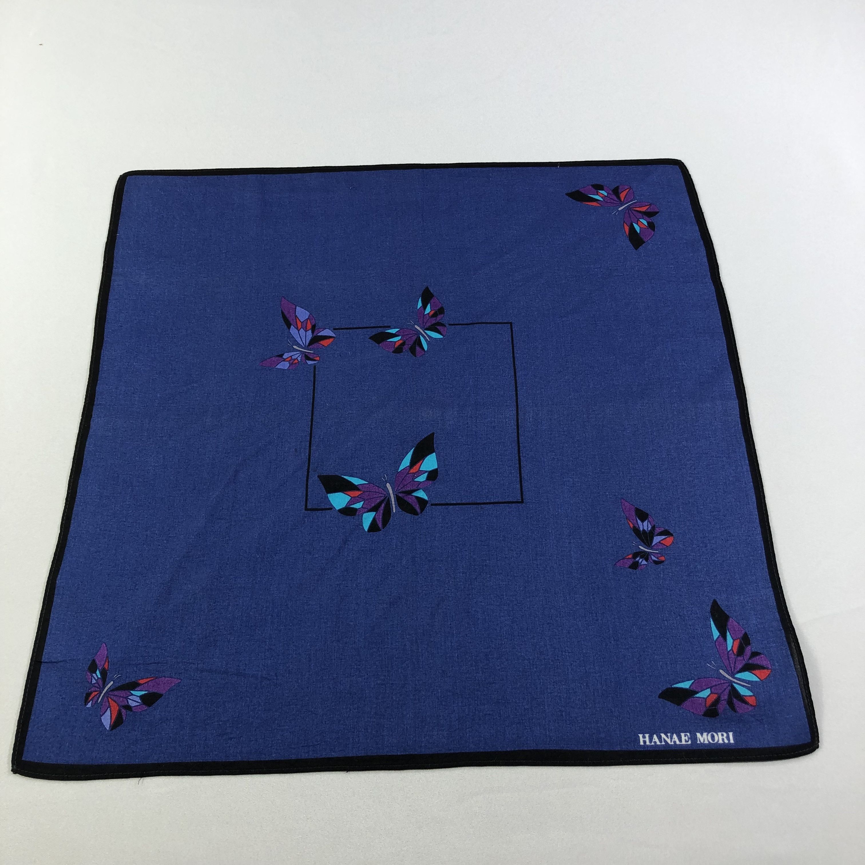 Hanae Mori Hanae Mori Handkerchief Neckerchief Bandana H1950 Size ONE SIZE - 2 Thumbnail