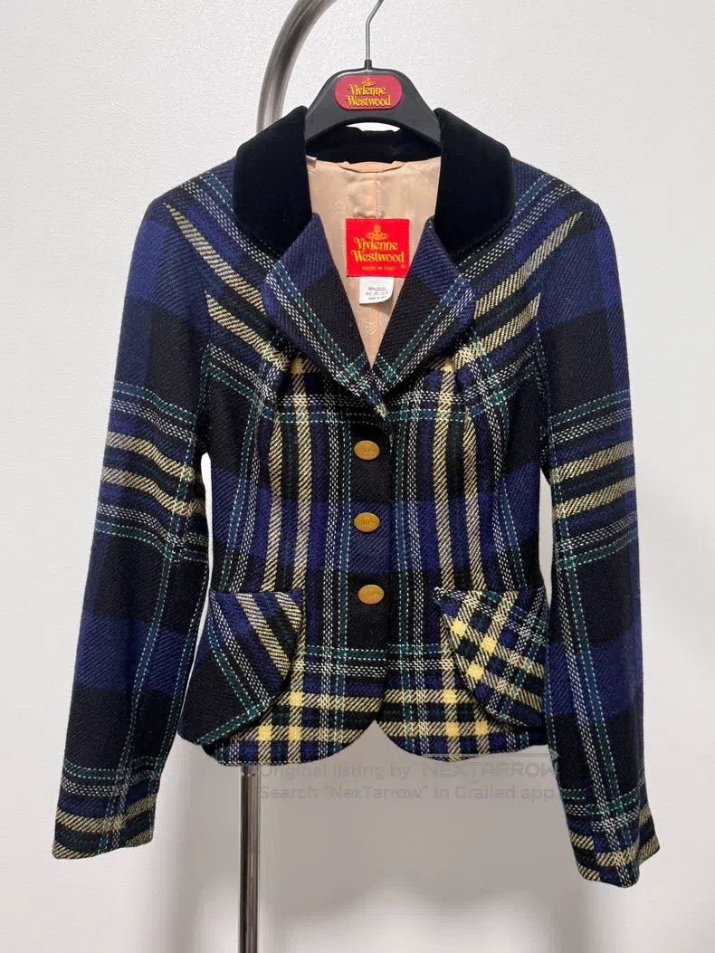 Vivienne Westwood Vivienne Westwood 90s vintage second-hand tweed velvet mix Size S / US 4 / IT 40 - 1 Thumbnail