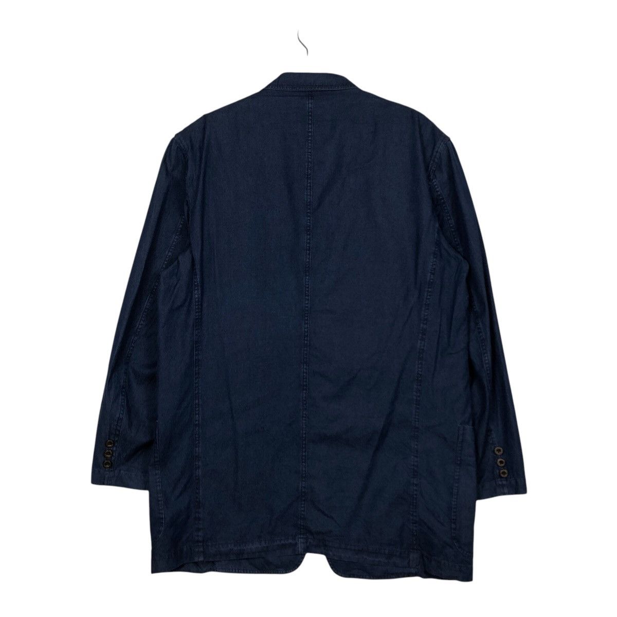 Burberry 📌Vintage Chore Jacket Denim Blue Burberrys Double Breast Size US M / EU 48-50 / 2 - 9 Thumbnail
